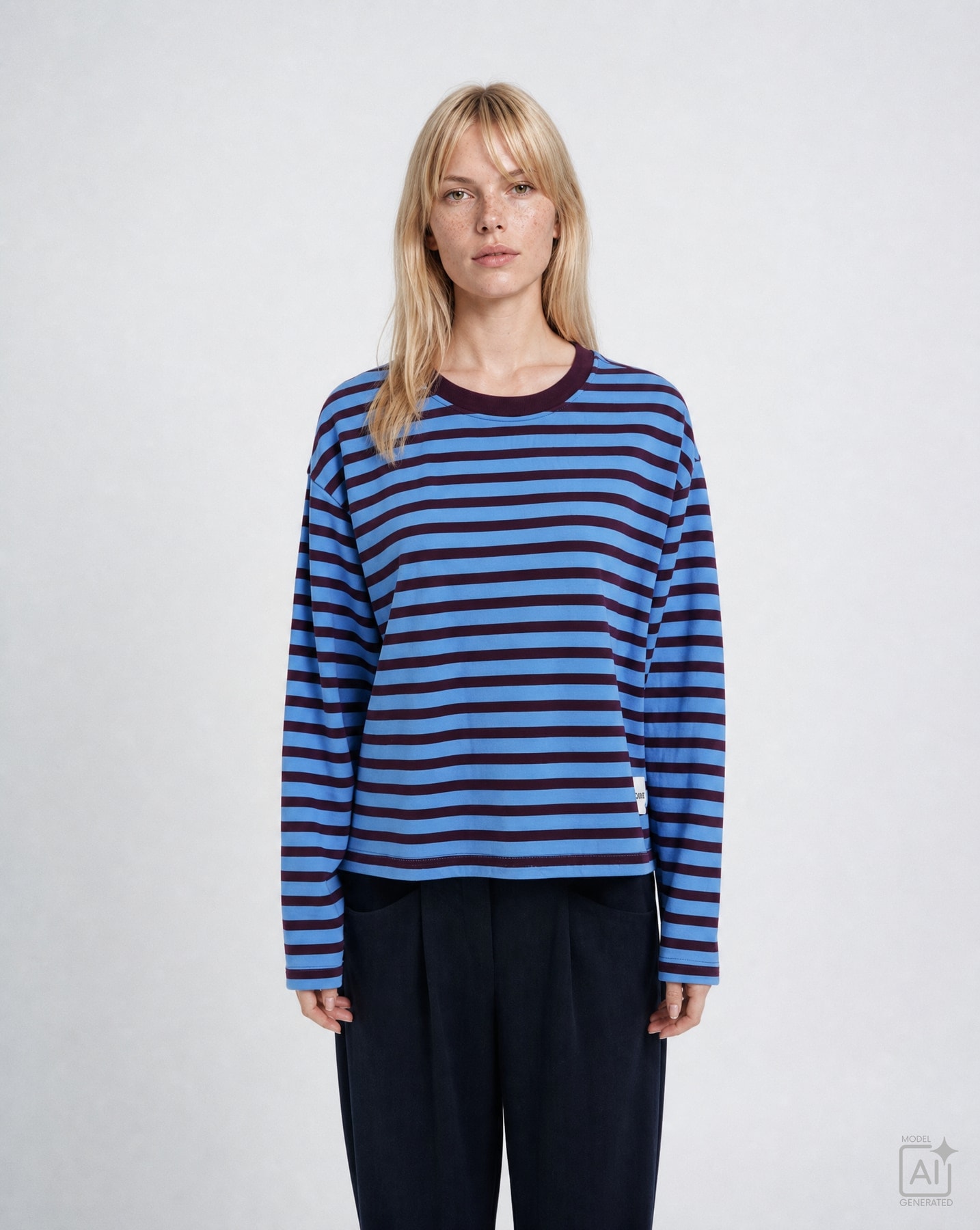 Image of Smith & Soul Sweatshirt, mit Backprint, Boxy Fit