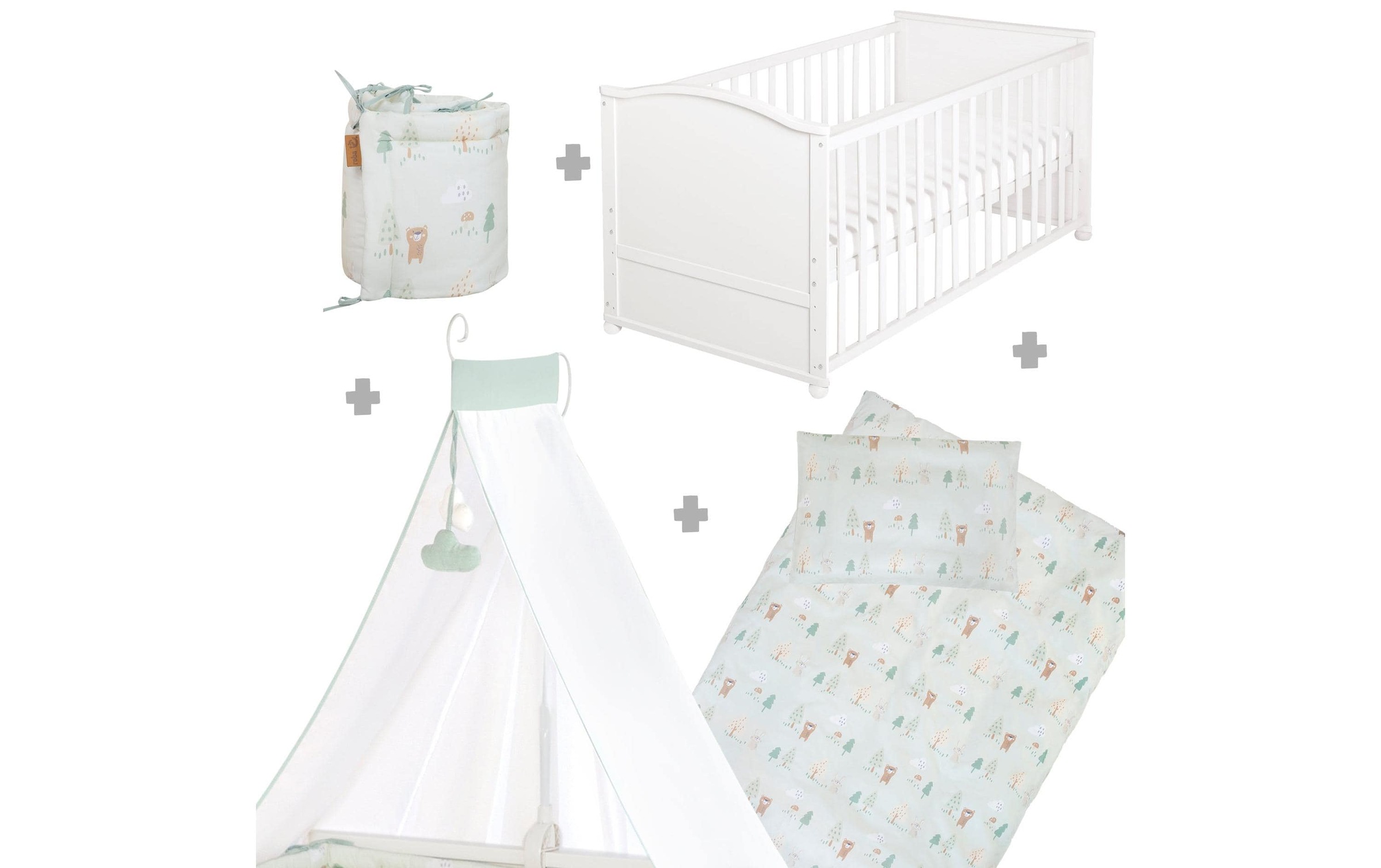   Babybett »Woodland Buddies 70 x 140 cm«