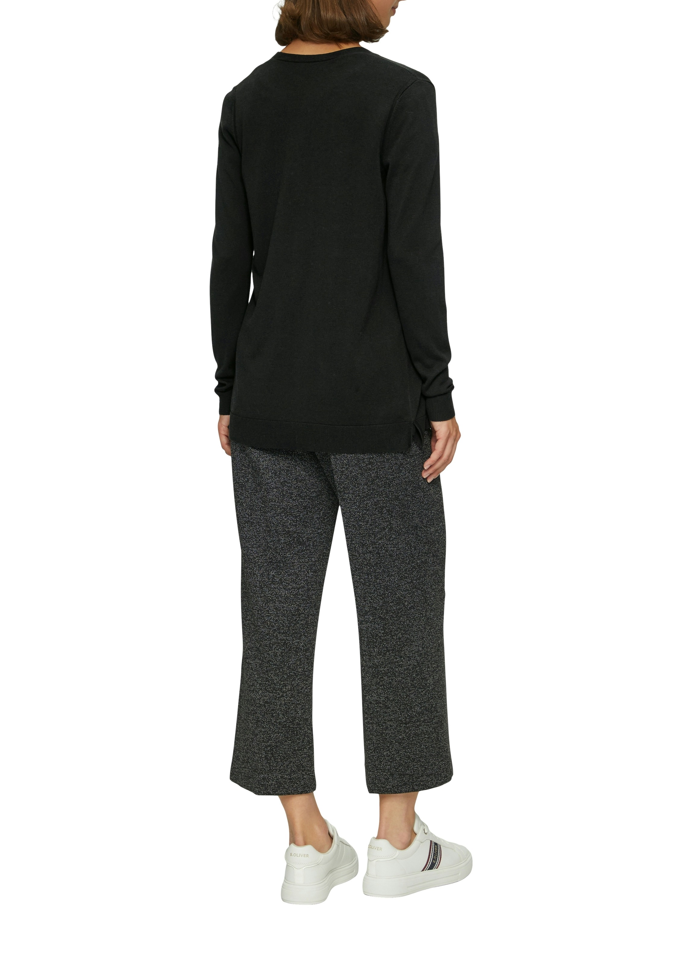 s.Oliver Veste en tricot maille fine sans fermeture