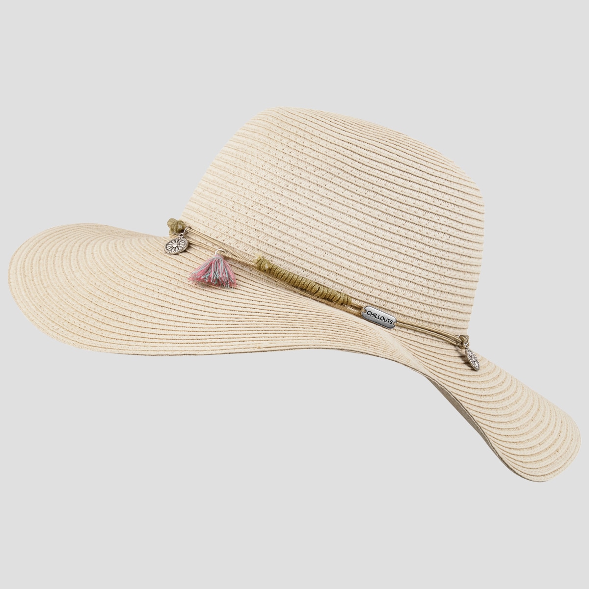 Image of chillouts Sonnenhut "Atlanta Hat" femininer Sonnenhut aus Papierstroh