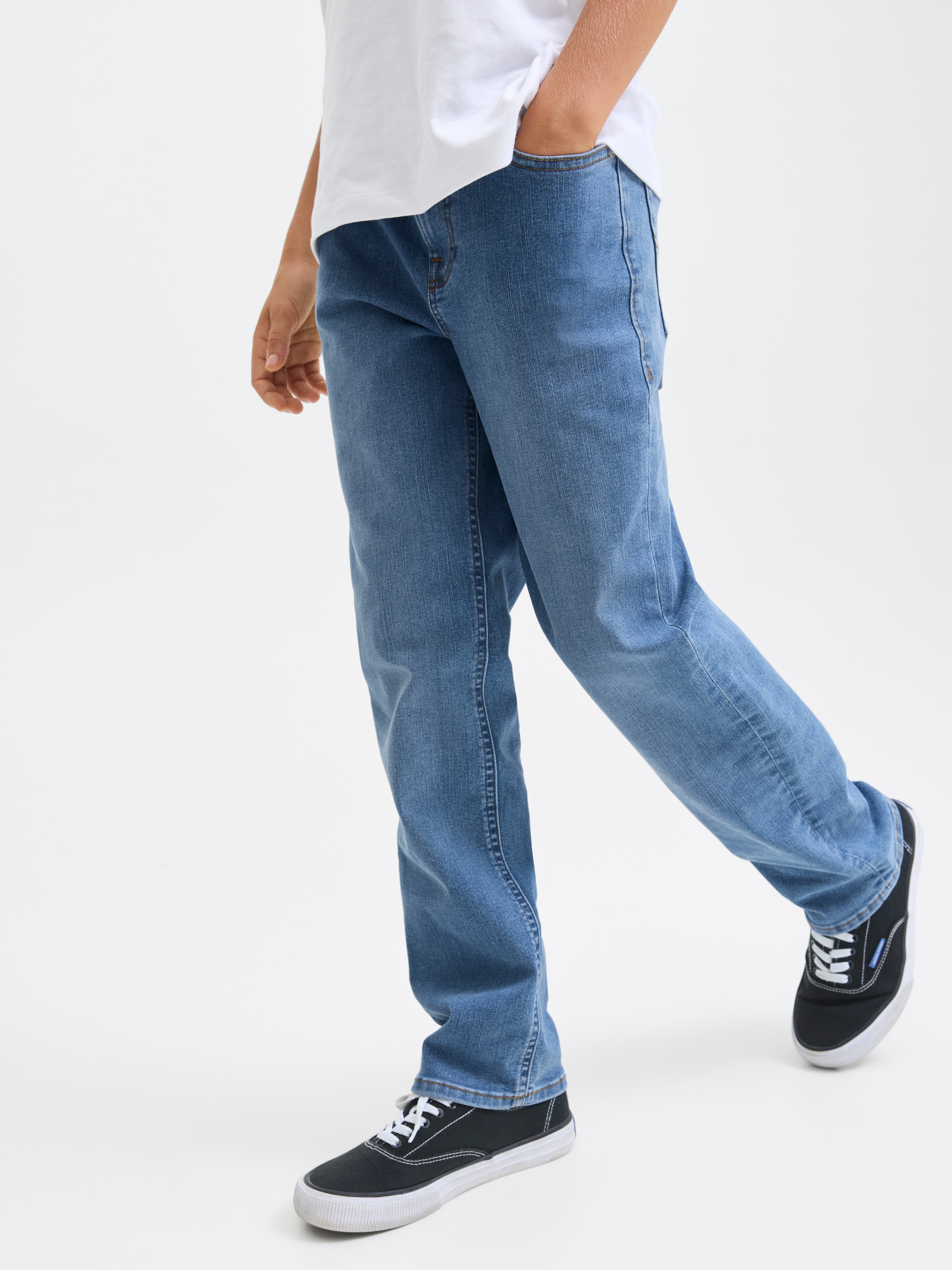 Jack & Jones Junior Regular-fit-Jeans »JJICLARK JJORIGINAL SQ 452 JNR«