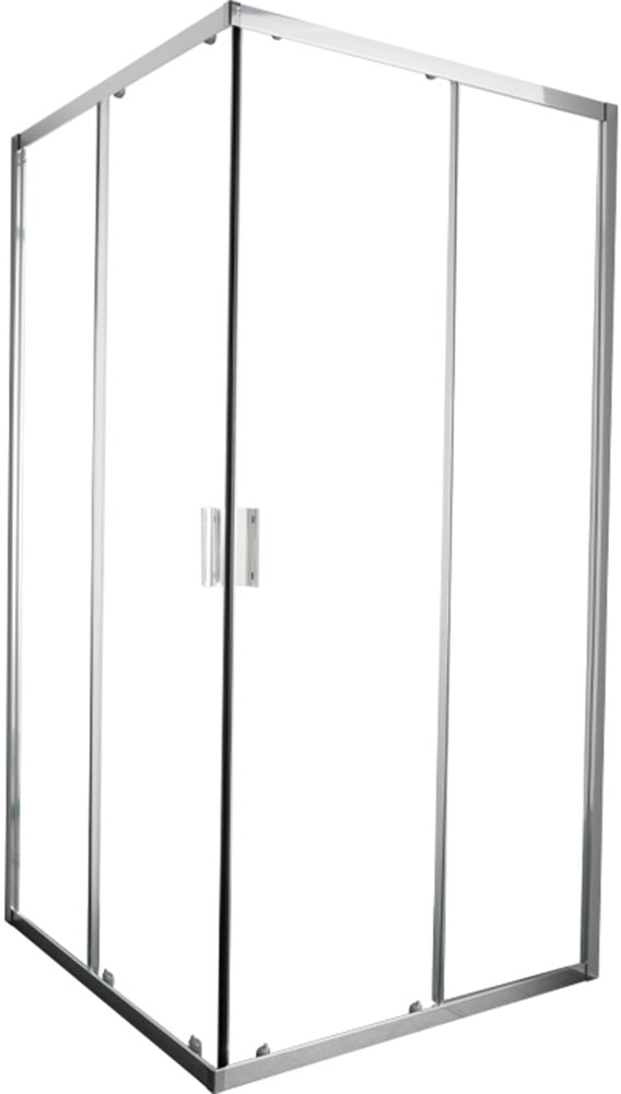 welltime Eckdusche »New Summer« verbessertes Rollensystem, hochwertiger Aluminiumrahmen, 6mm ESG