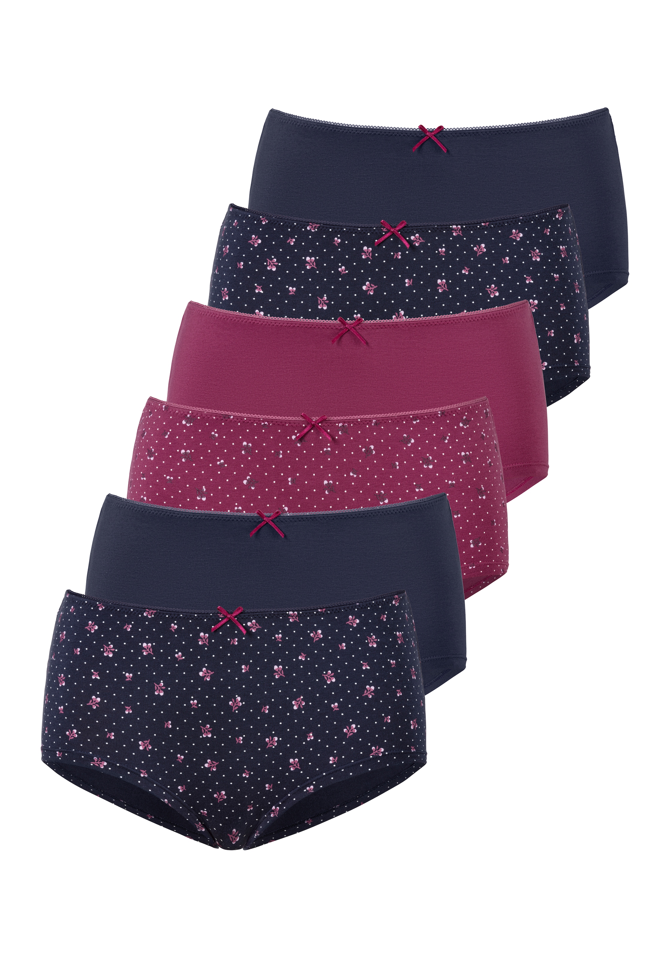 Image of petite fleur by Lascana Hipster 6er-Pack, aus elastischer Baumwolle