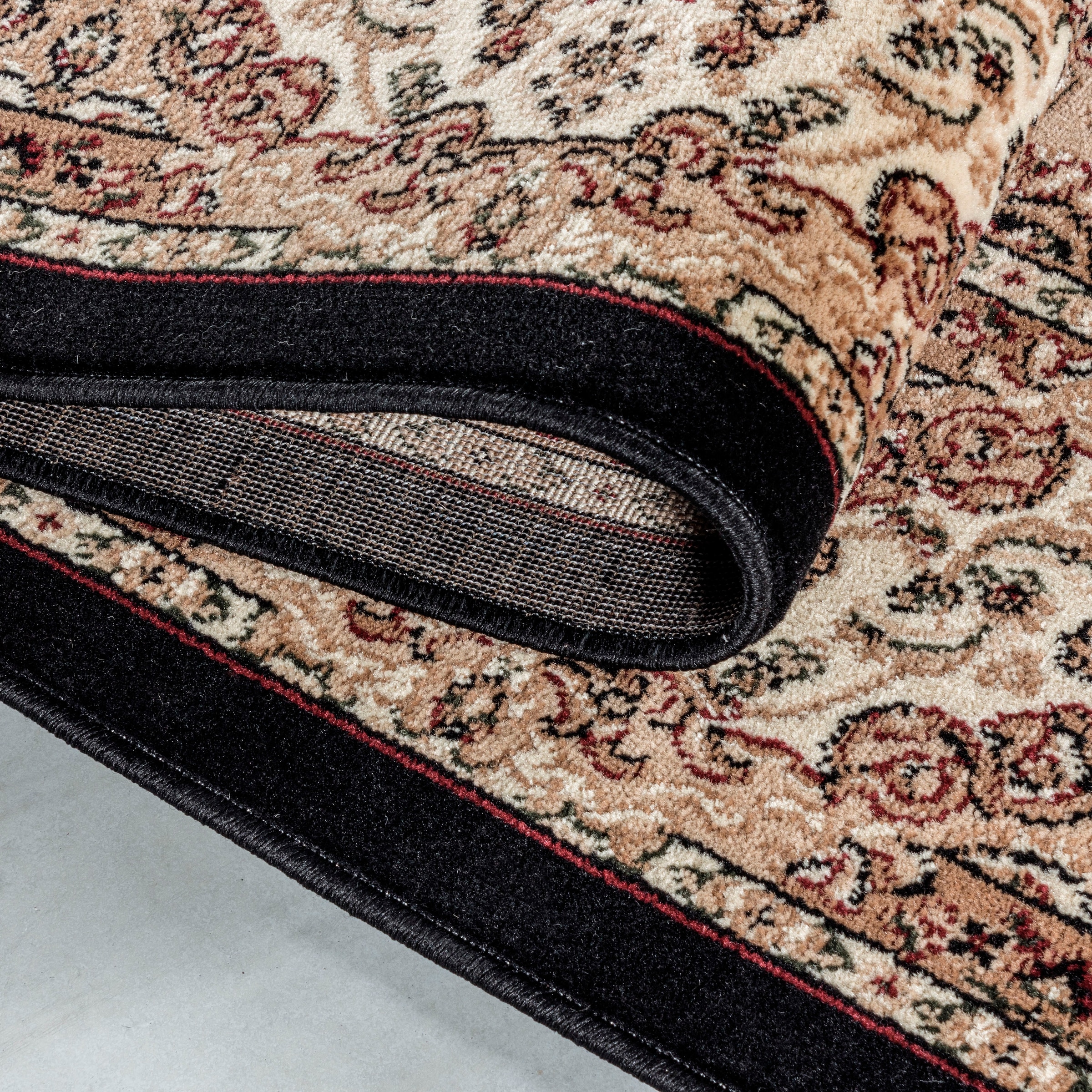 Ayyildiz Teppiche Teppich »KASHMIR 2606«, rechteckig, 10 mm Höhe, Orient Optik, pflegeleicht, robuster Kurzflor, Wohnzimmer