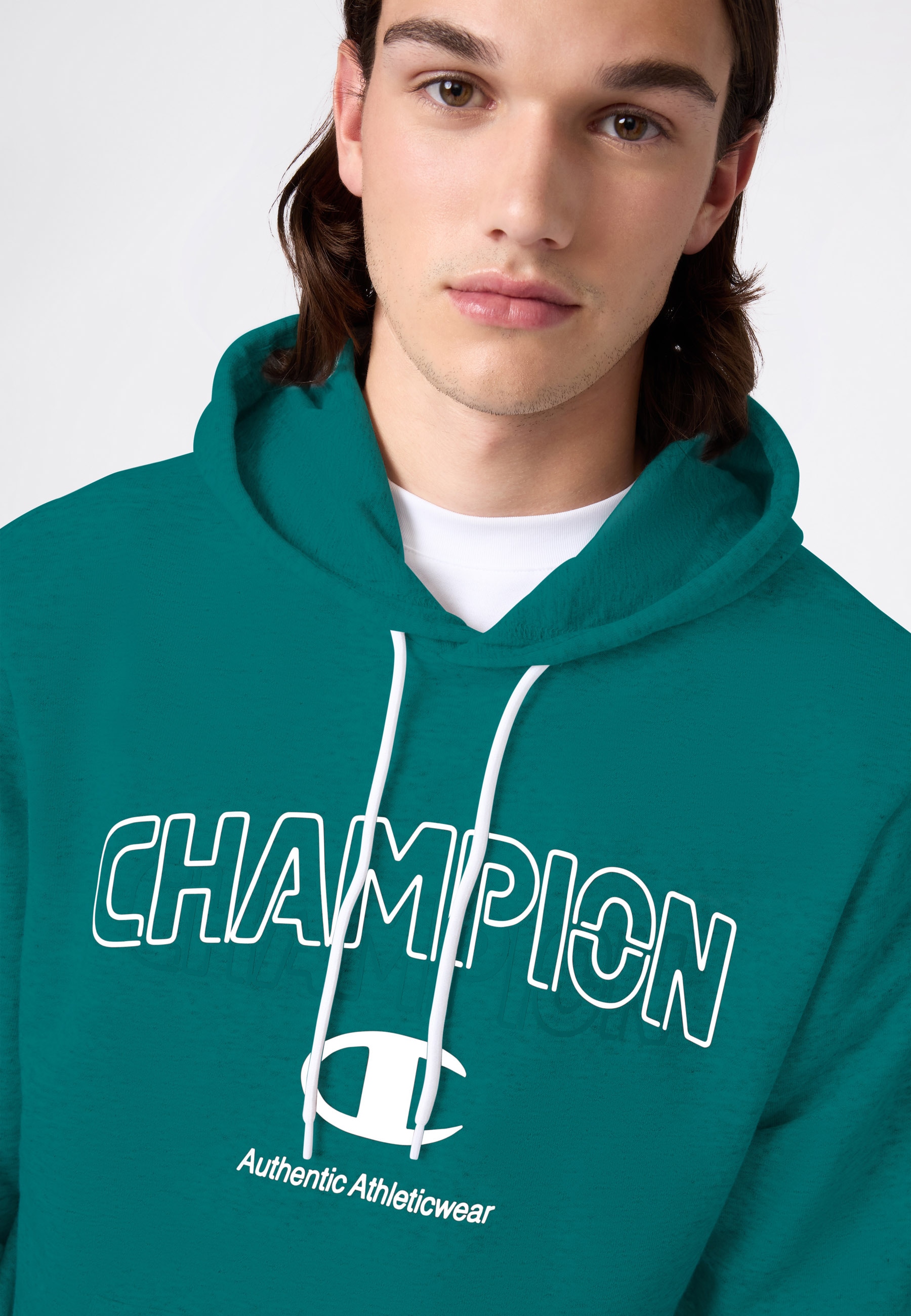 Champion Sweat à capuche »Graphic Terry Hoodie«, sportlicher Stil, für Erwachsene, Rundhalsausschnitt
