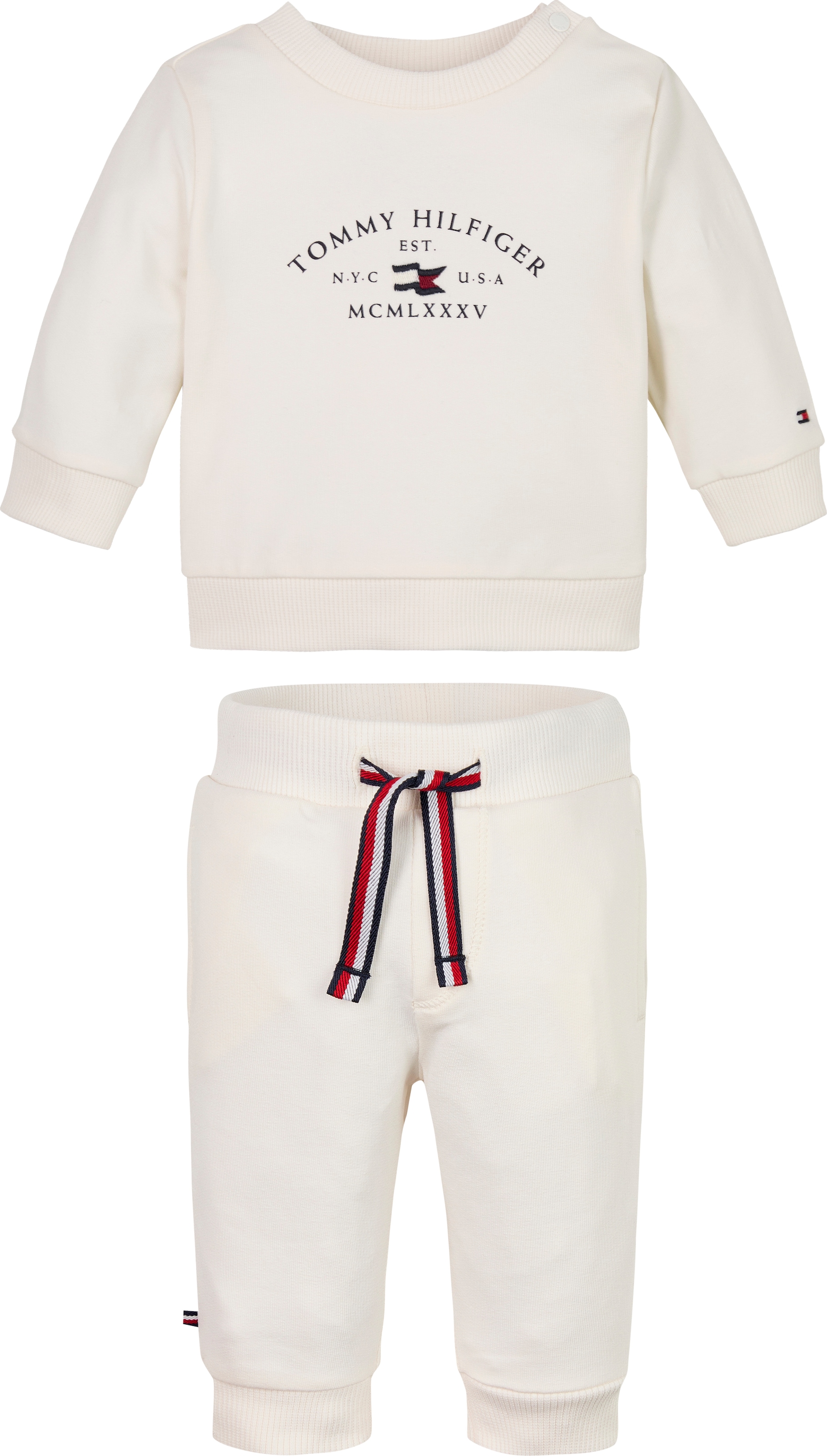 Langarmshirt & Hose »ESSENTIAL 2 PIECE SET«, mit grossem Logodruck