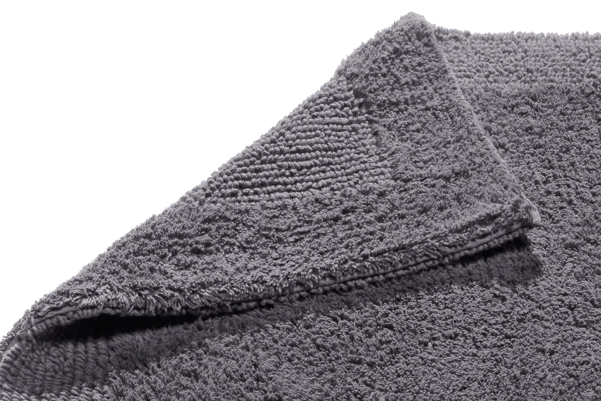 my home Badematte »Kapra, Badvorleger, Badezimmer Teppich«, beidseitig nutzbar-fussbodenheizungsgeeignet-strapazierfähig, mit Bordüre, Badteppich, Badematte