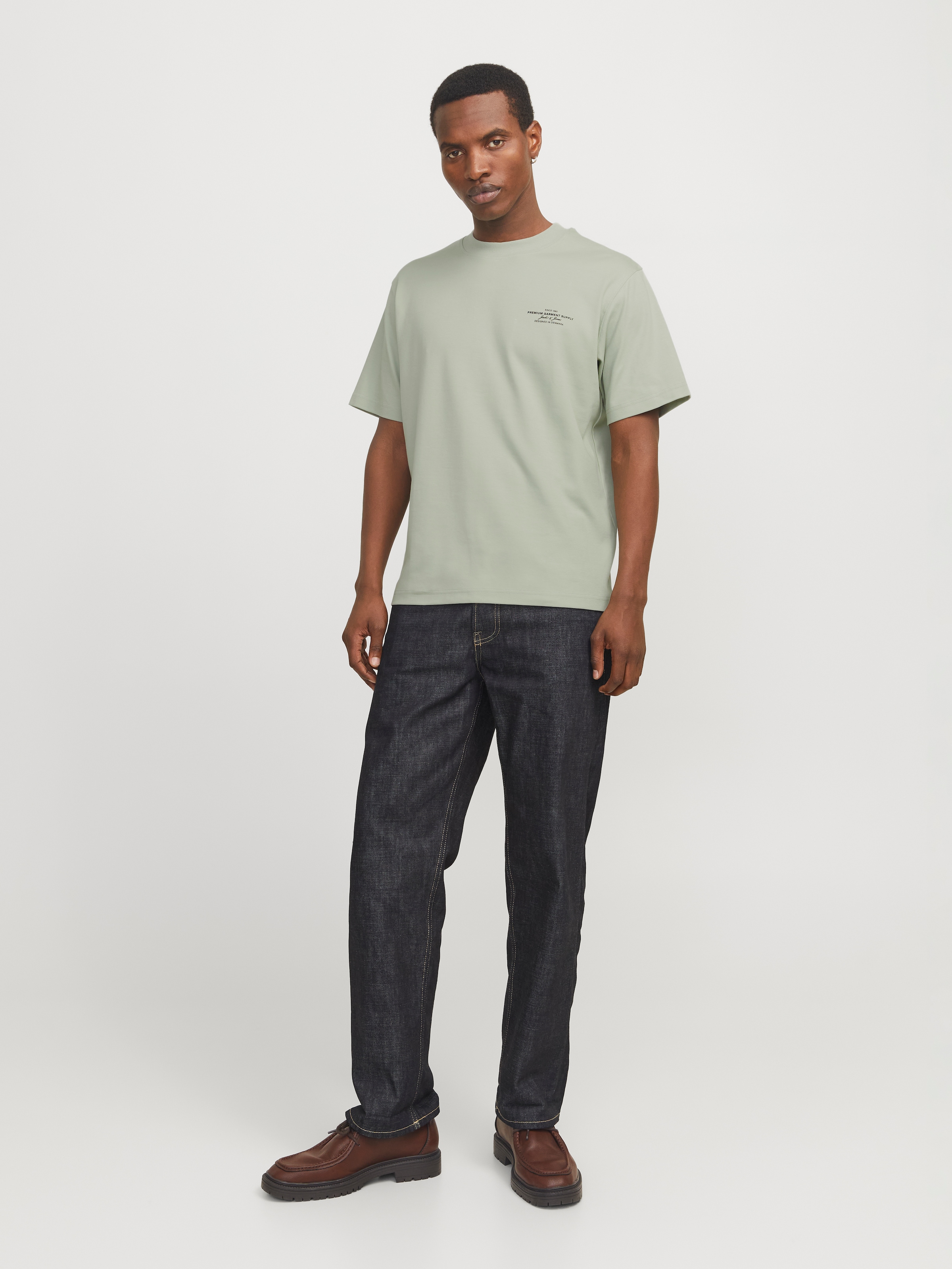 Jack & Jones Rundhalsshirt »JPRBLACHAD BRANDING SS CREW NECK TEE SN«