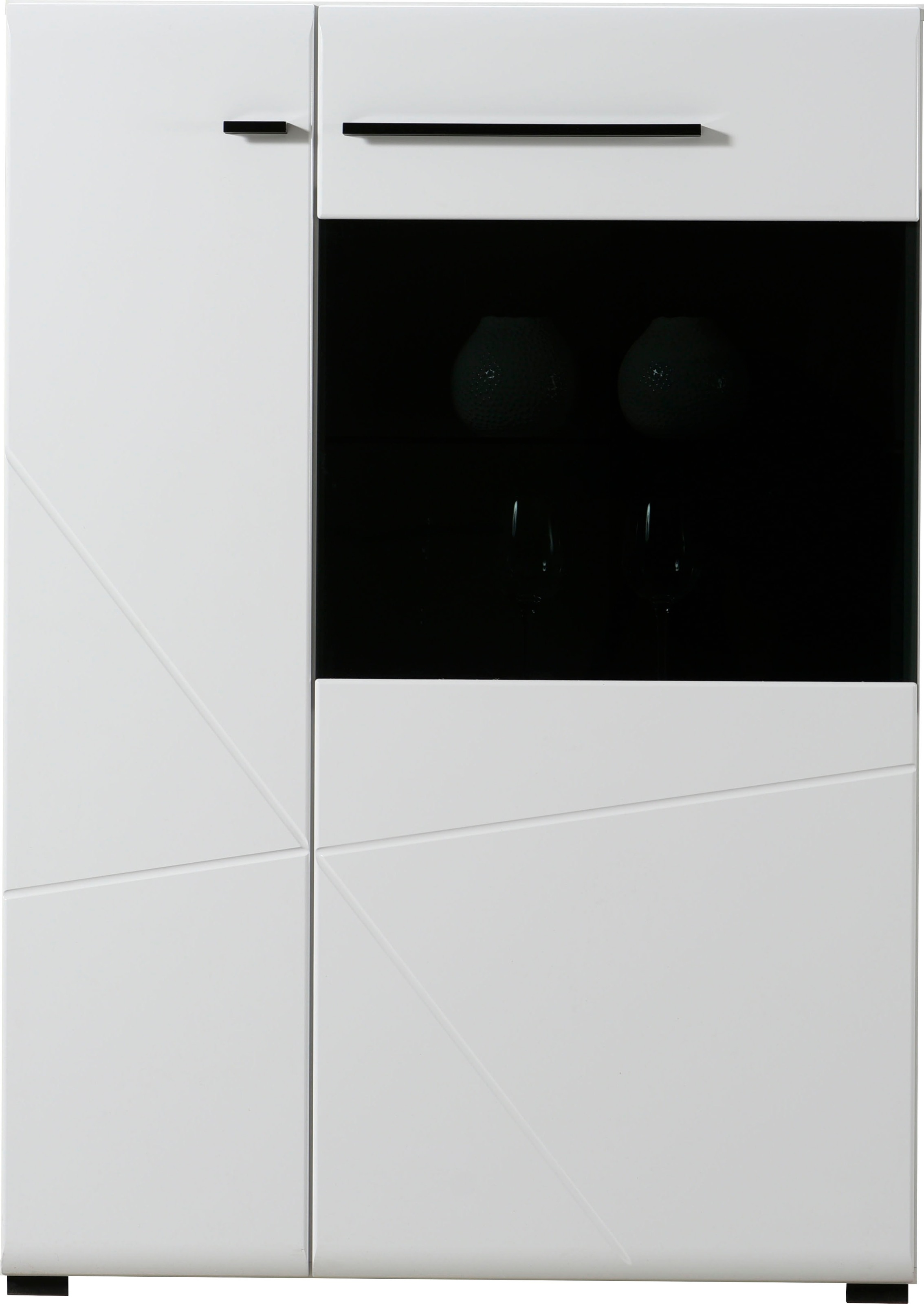 INOSIGN Wohnwand »Trentino«, (Set, 5 St.), inkl. Vitrine, Lowboard, Highboard, Wandregal und Kommode