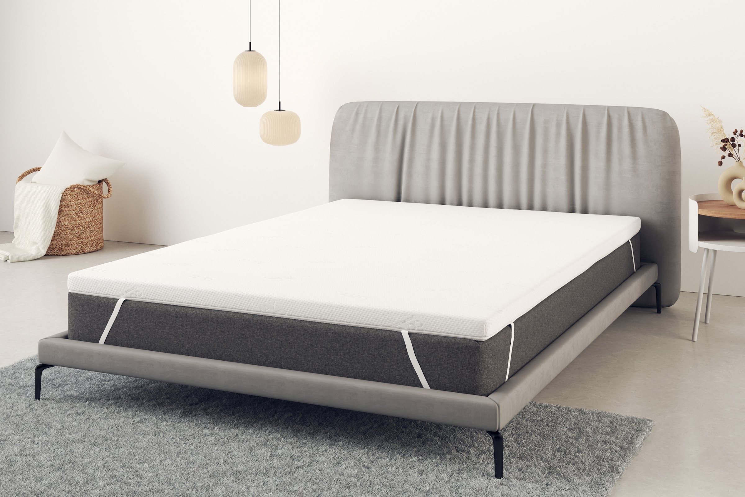 GOODproduct Topper »Lasse, Topper 90x200 cm,180x200 cm & mehr« Matelas, lit boxspring, ergonomique, qualité durable (RG 39)
