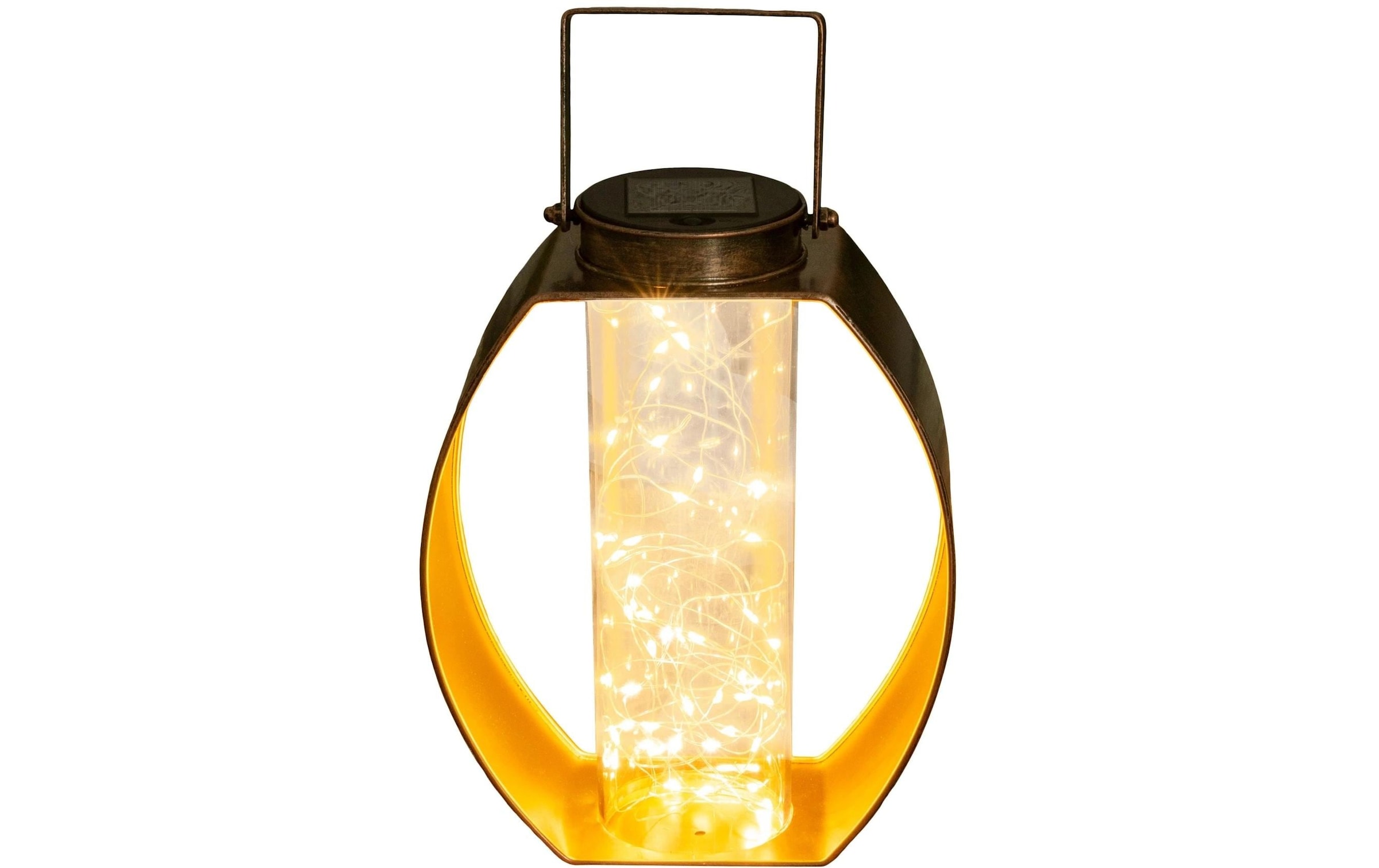 näve LED Laterne »LED Solar Fairylight 26 cm, Goldfarben«