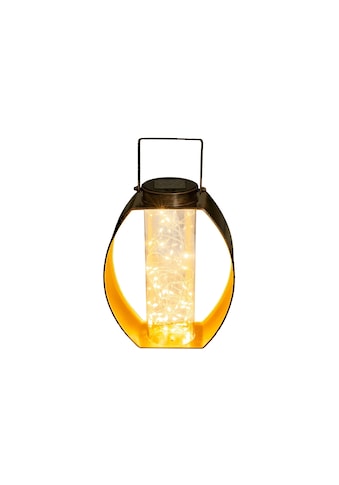 LED Laterne »LED Solar Fairylight 26 cm, Goldfarben«