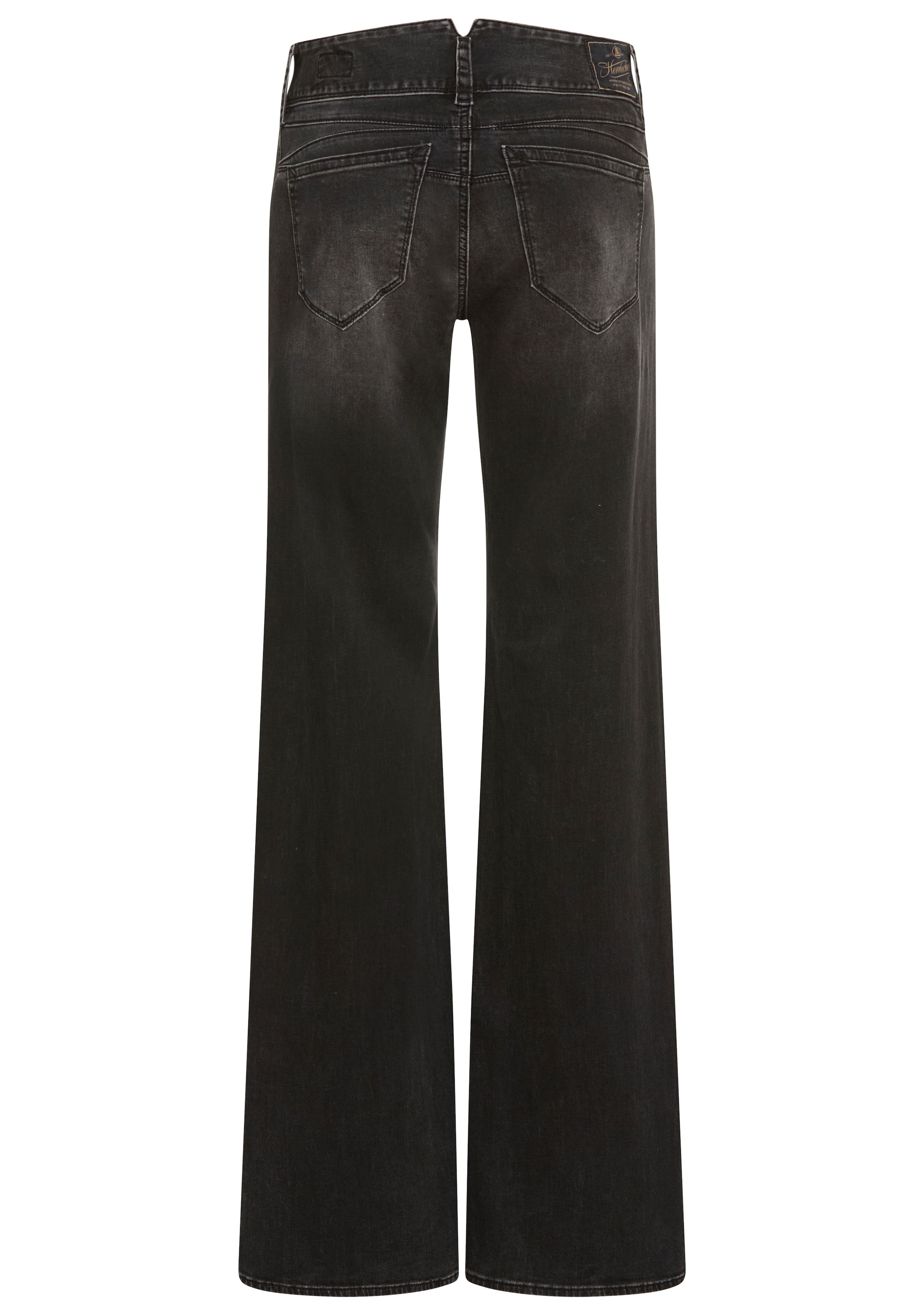 Herrlicher Straight-Jeans »Prime New Recycled Denim Black Light«, mit hohem Bund