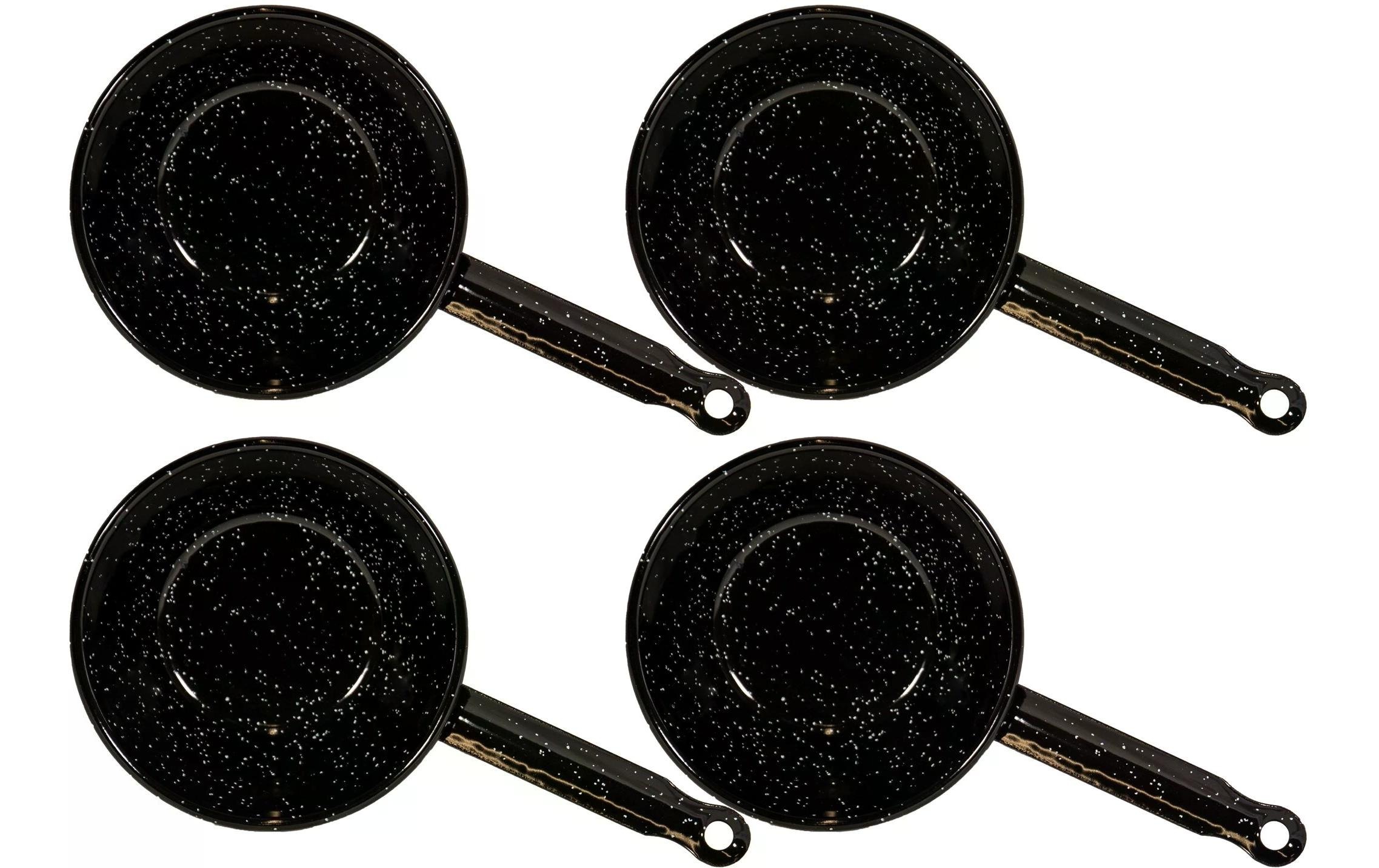 Image of Grillpfanne "Garcima mit Stiel, 4er-Set, Ø 14 cm" Stahl