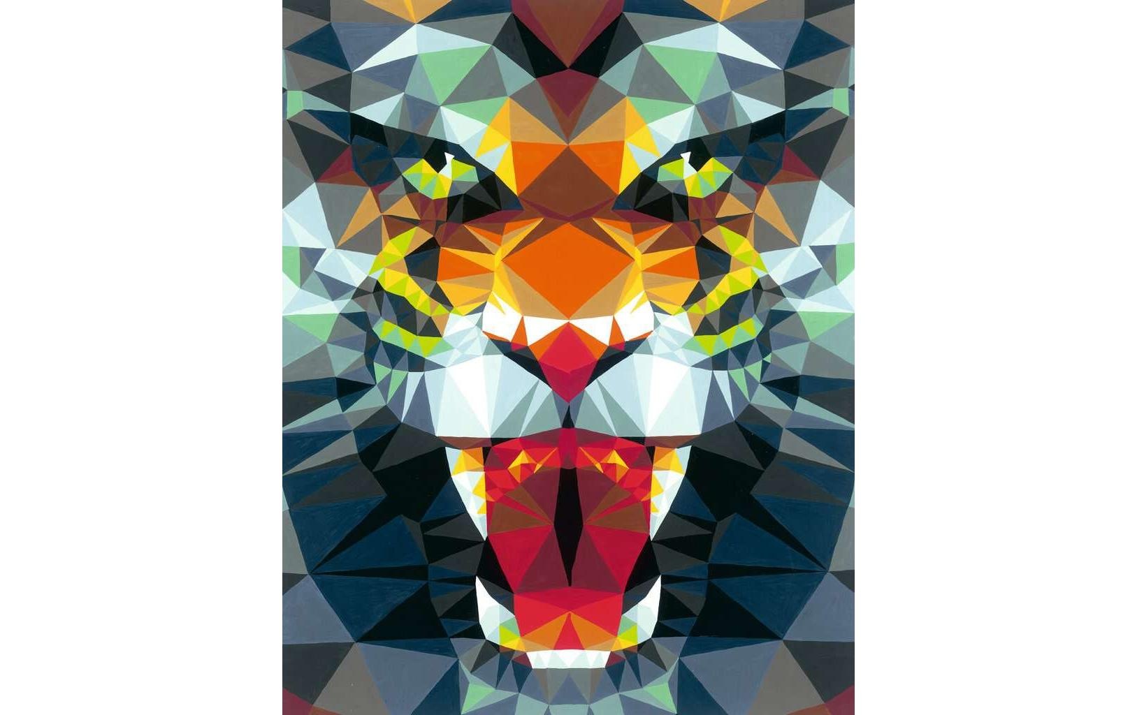 Ravensburger Malen nach Zahlen »MnZ Serie C Polygon Tiger«