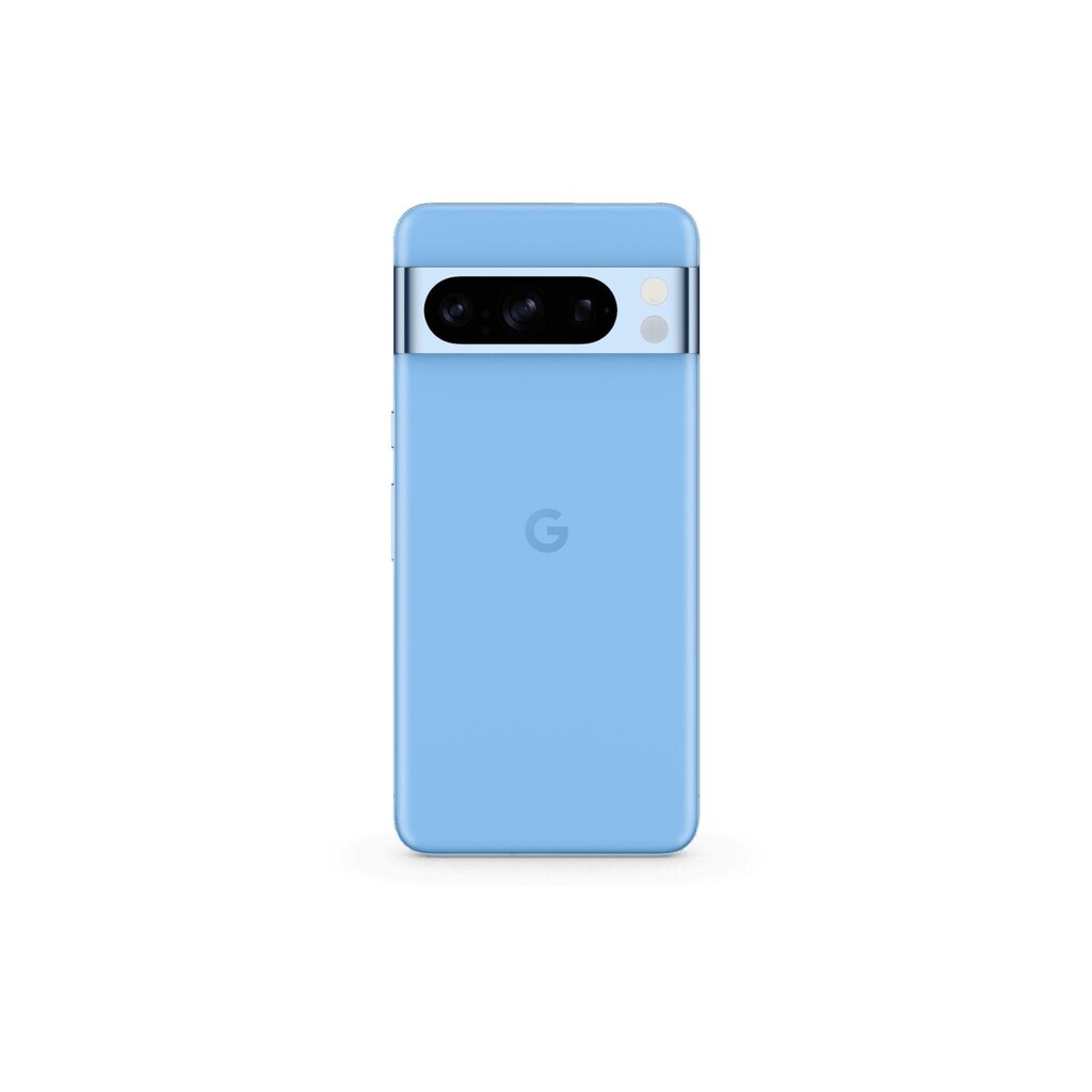 Google Smartphone »Pixel 8 Pro 128 GB Bay«, Blau, 16,95 cm/6,7 Zoll, 128 GB Speicherplatz, 50 MP Kamera
