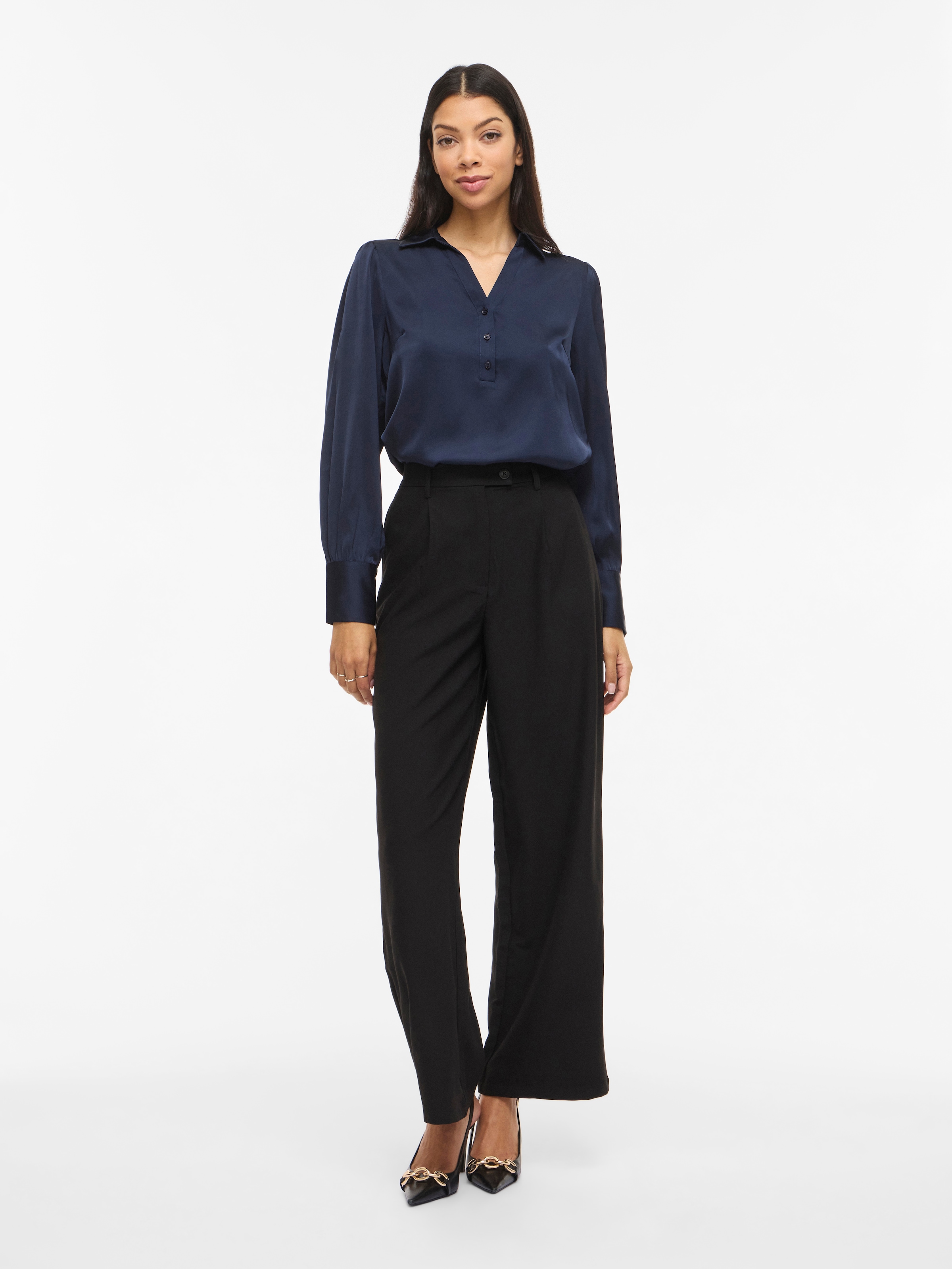 Vila Pantalon de costume »VISIFFE HW WIDE PANTS - NOOS«