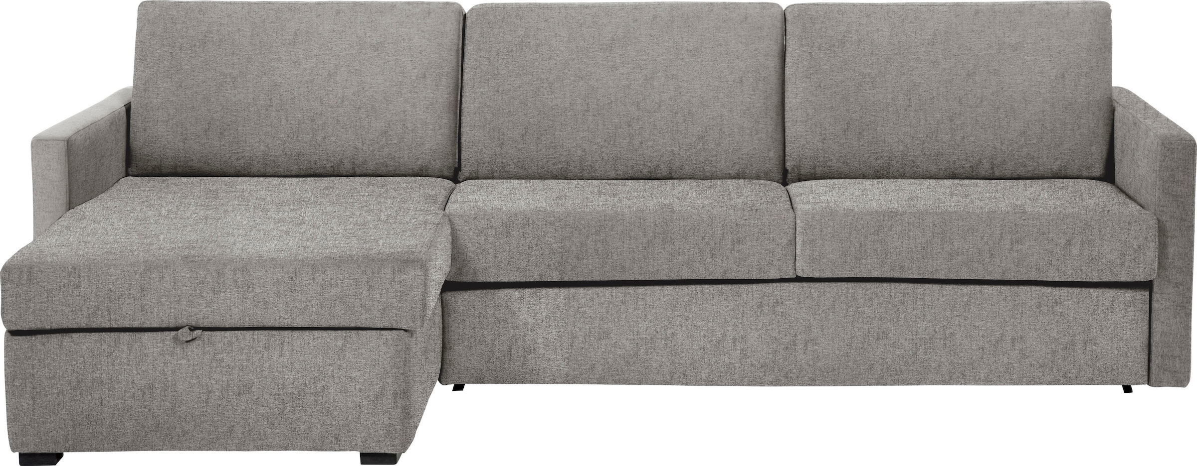 PLACES OF STYLE Schlafsofa »GOLDPOINT Ecksofa 264 cm, Liegefläche (140/200cm), L-Form,« Bettfunktion, Bonell-Federkernmatratze und Dauerschläfer-Funktion