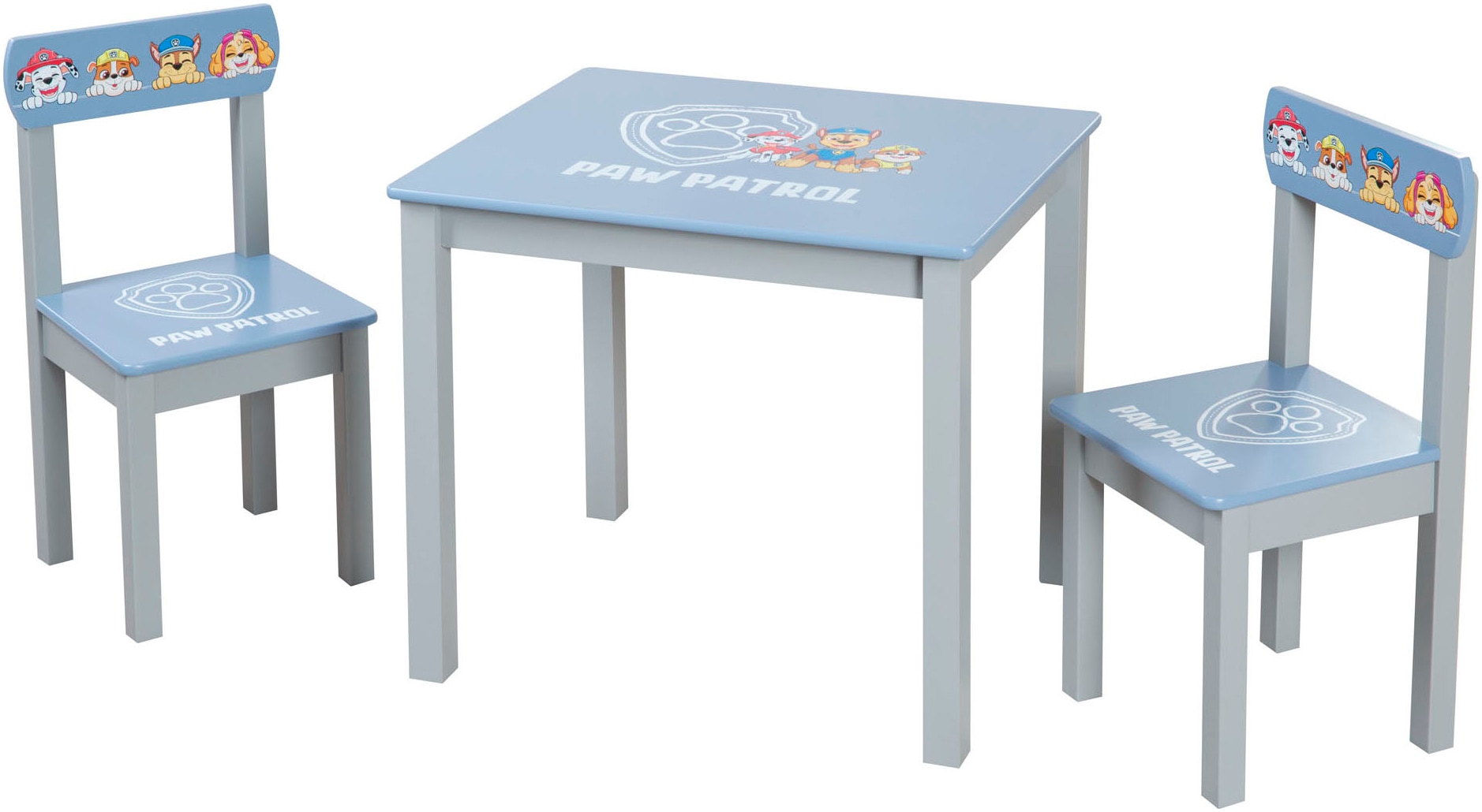 Image of roba Kindersitzgruppe "Paw Patrol" Set, mit Tisch und 2 Kinderstühlen