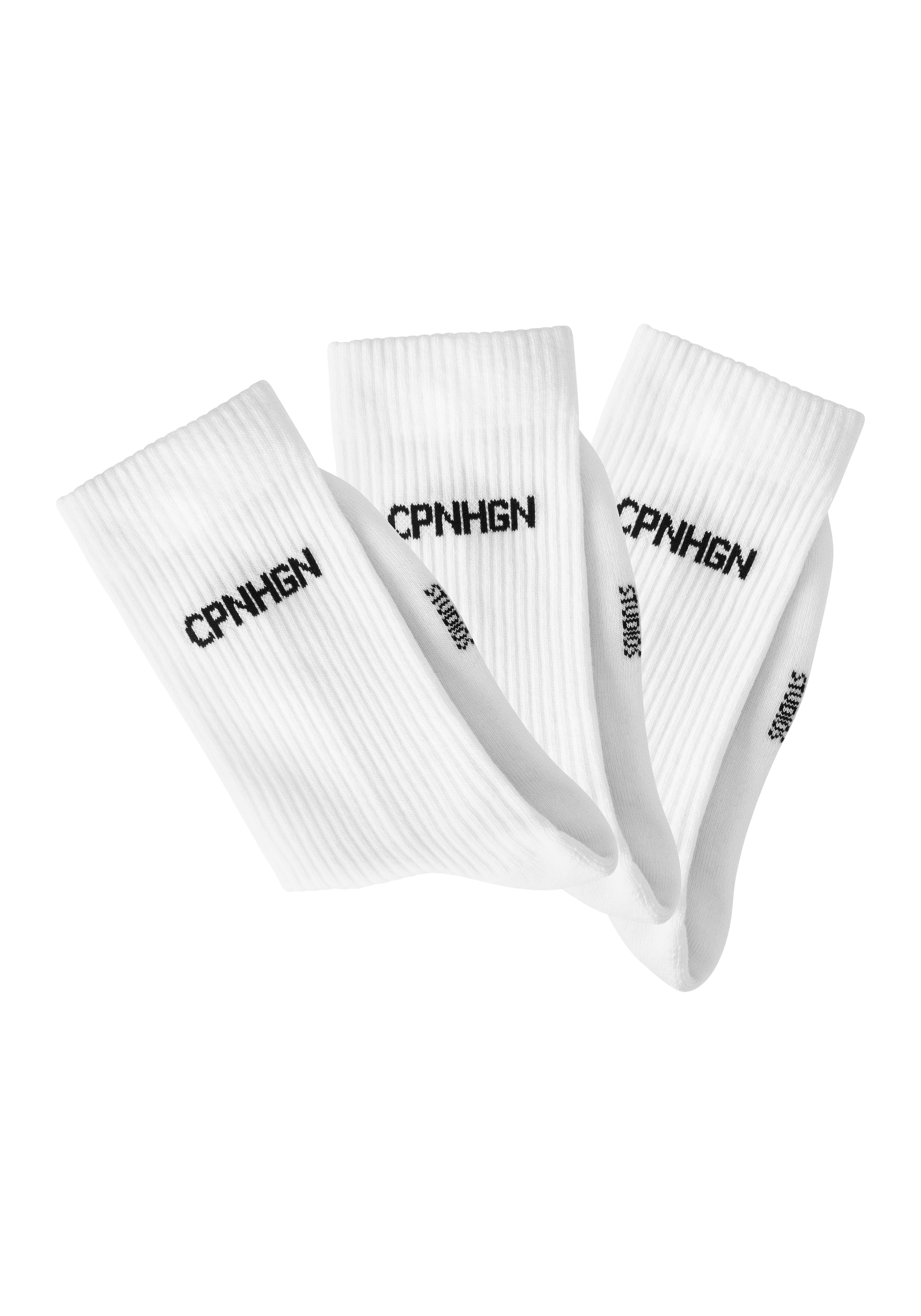 Copenhagen Studios Tennissocken, (Packung, 3 Paar), mit Halbfussfrottee