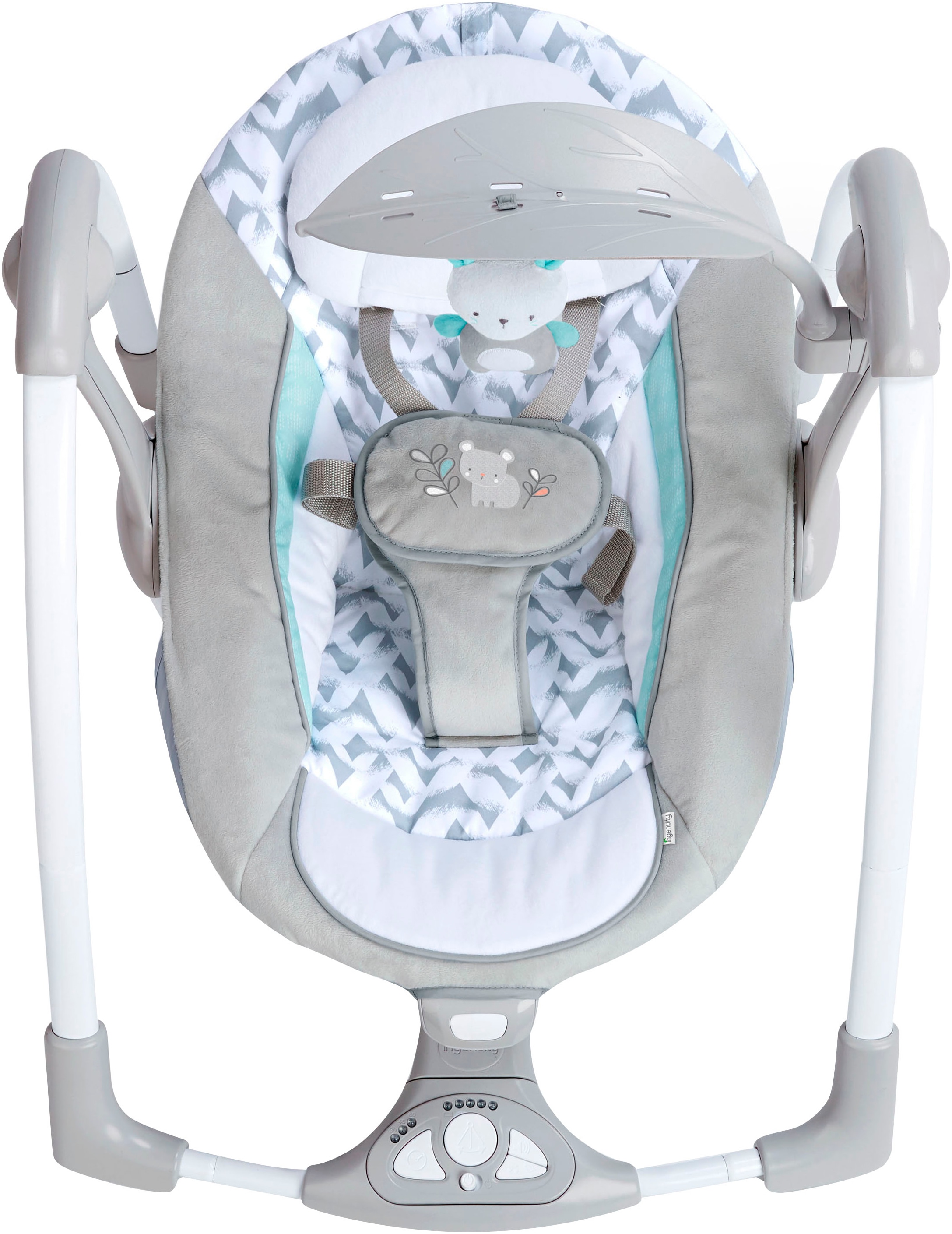 ingenuity Balançoire bébé »ConvertMe Swing-2-Seat Portable Swing - Raylan« mit automatischer Schaukelfunktion und Sound-Effekt