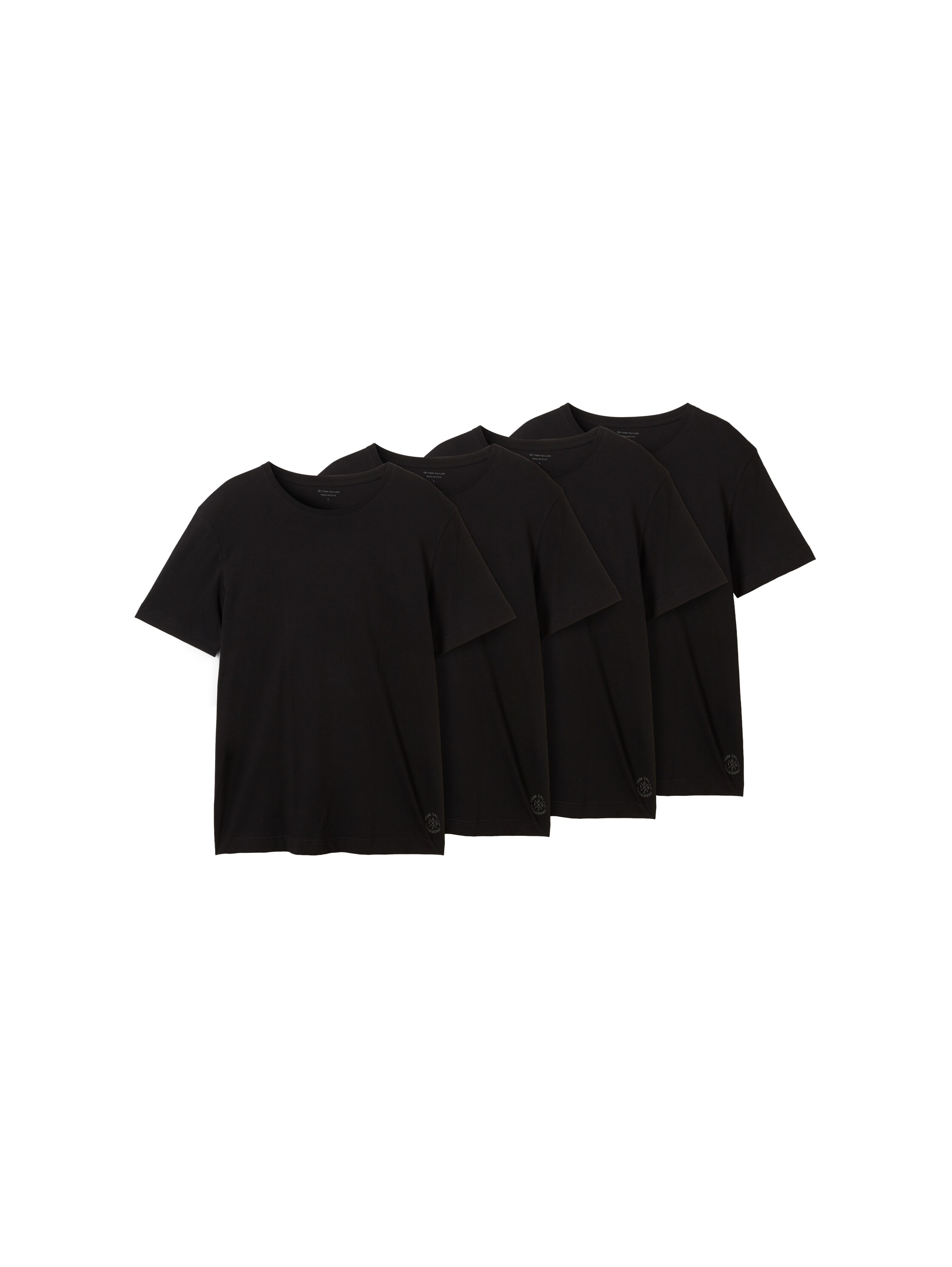 Image of TOM TAILOR T-Shirt Packung, 4 Stk. 4er pack, mit Rundhals