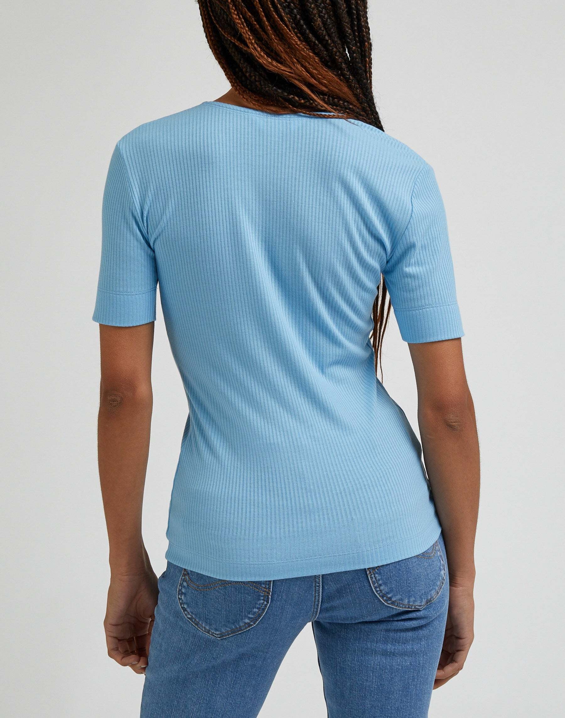 Lee® T-Shirt »LEE T-Shirts V Neck Rib«