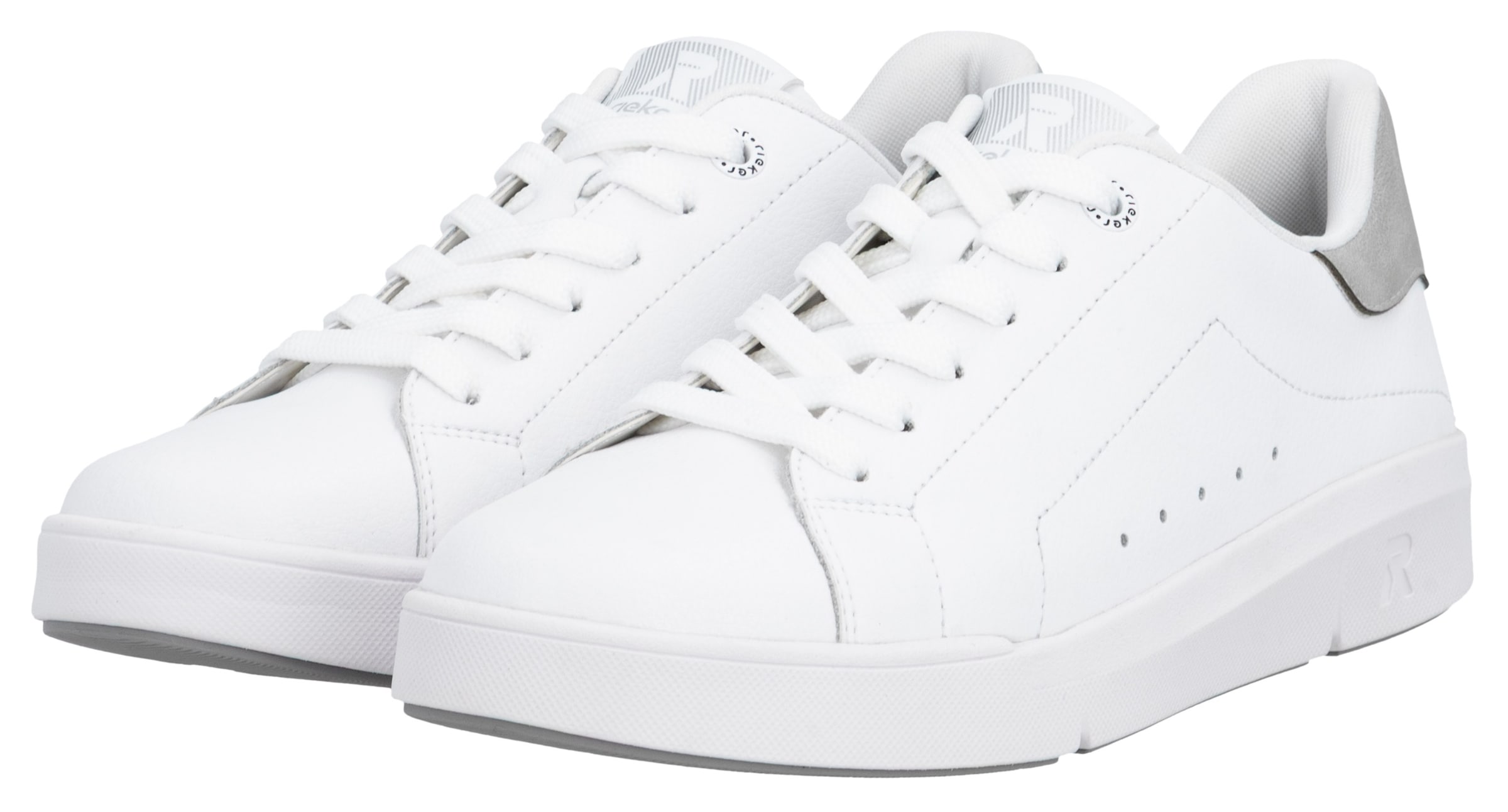 Image of RIEKER Sport Sneaker in monochromer Optik, Freizeitschuh, Halbschuh, Schnürschuh