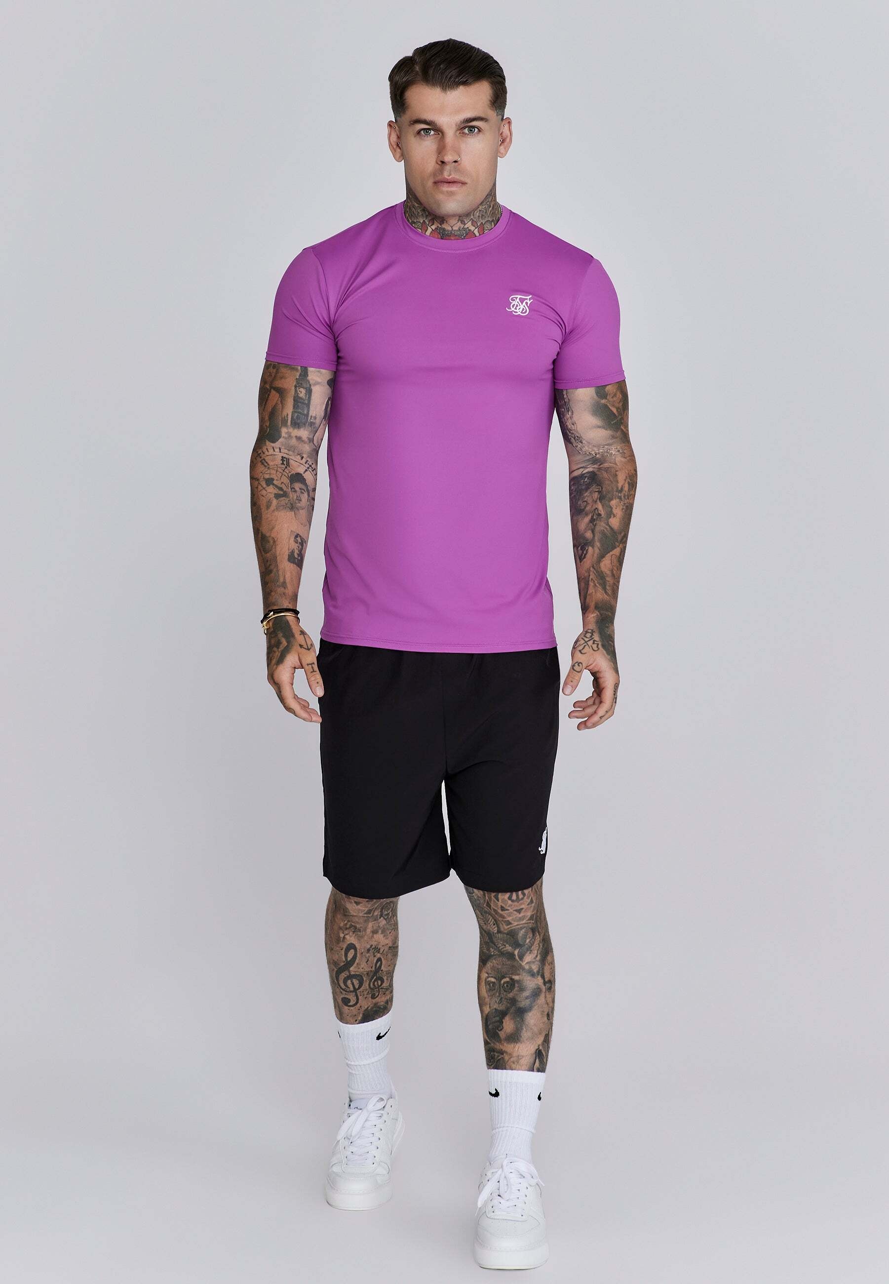 Siksilk T-Shirt »Siksilk T-Shirt Muscle Fit T-Shirt«