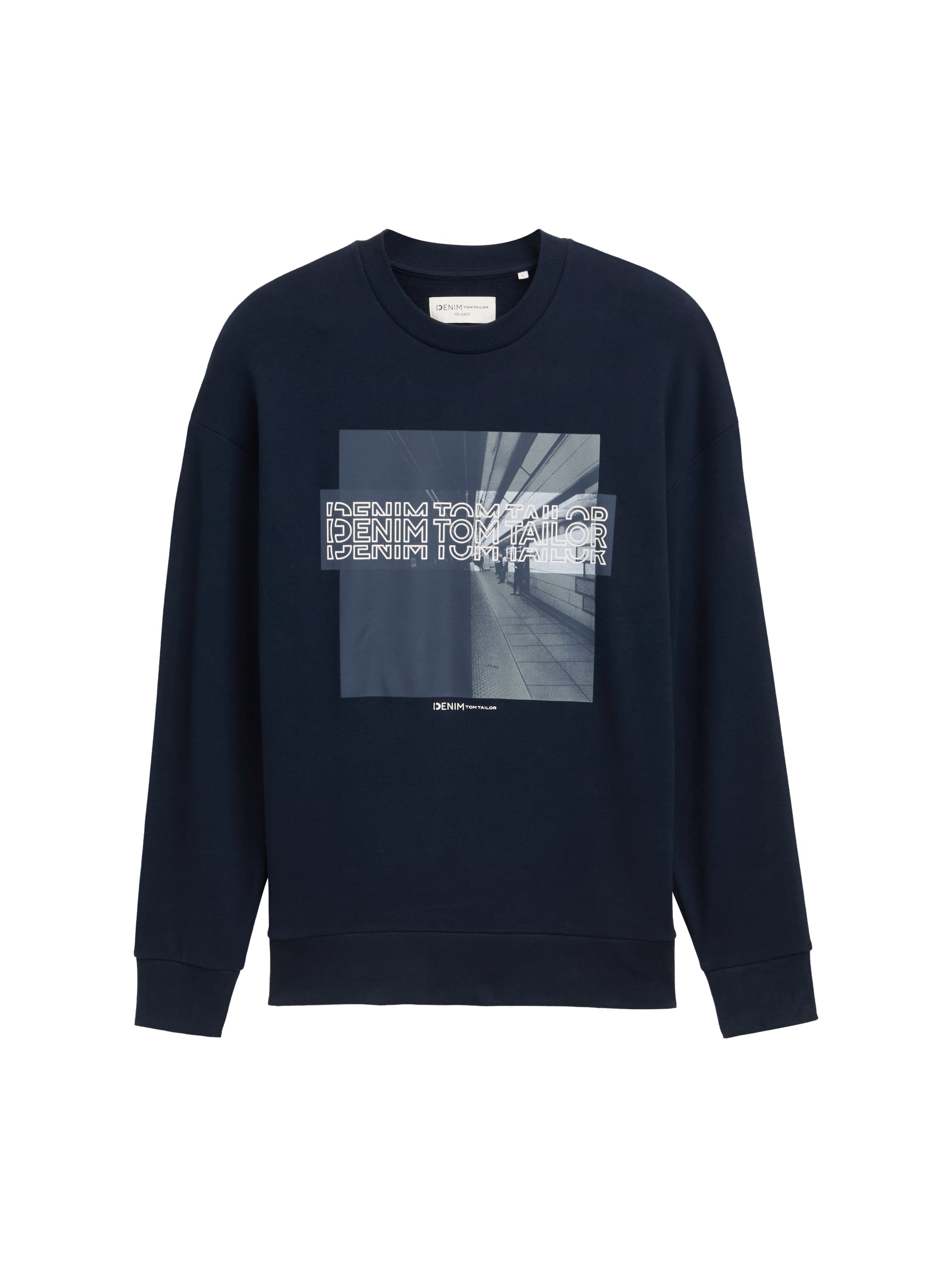 TOM TAILOR Denim Sweatshirt , mit Frontprint
