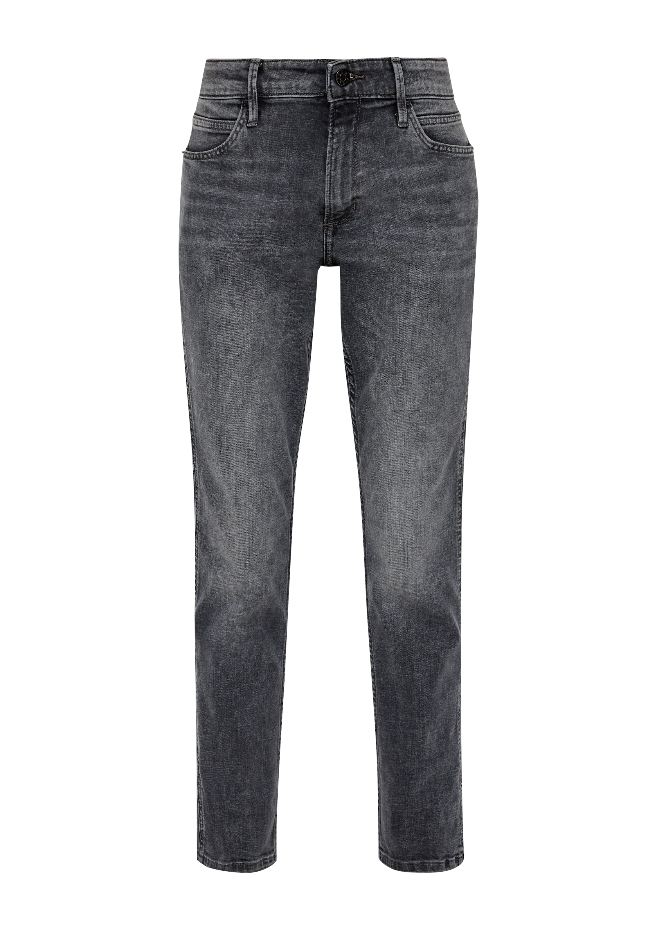 s.Oliver Stretch-Jeans, mit Leder-Badge hinten am Bund