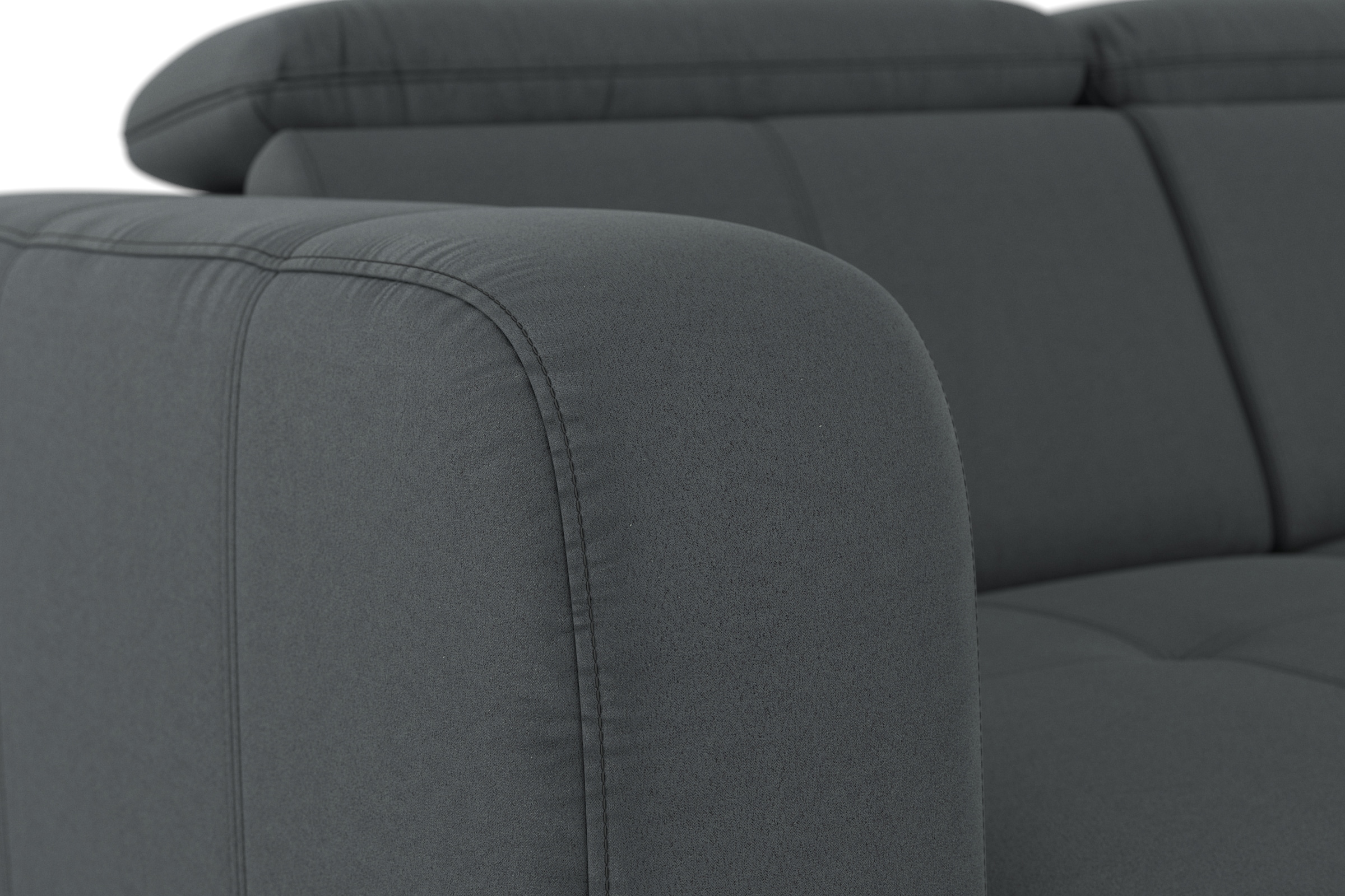 sit&more Canapé d'angle »Belluci L-Form« inklusive Federkern, wahlweise mit Bettfunktion und Bettkasten