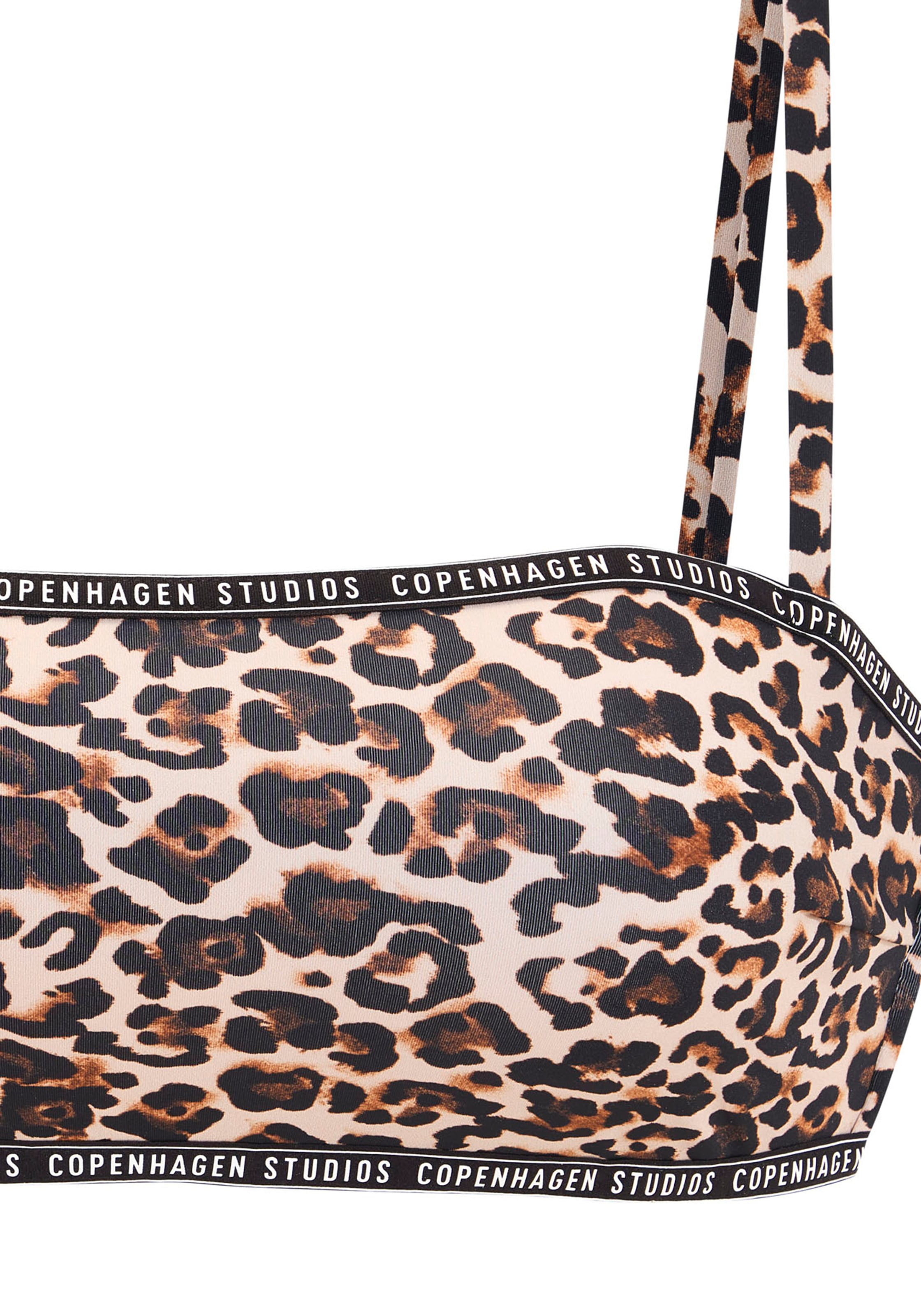 Copenhagen Studios Bandeau-Bikini-Top »Leody«, Mit trendigem Animalprint