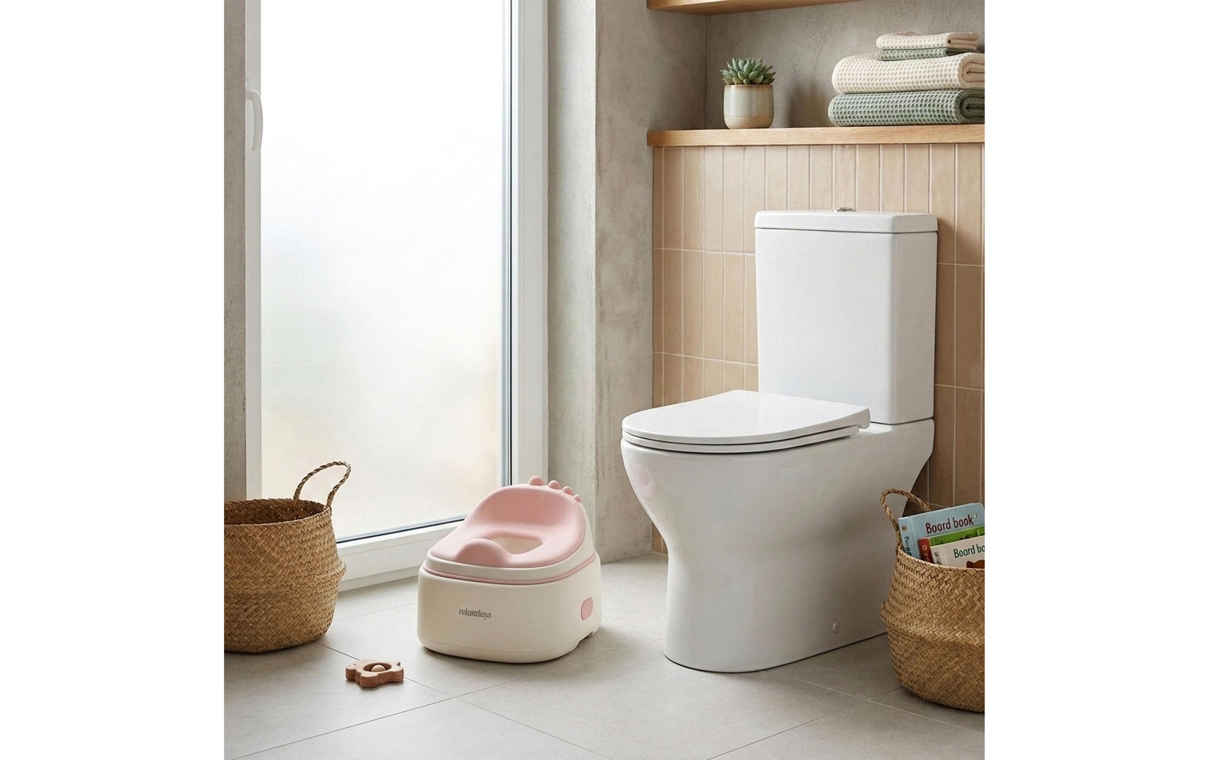 relaxdays Kinder-WC "Dino 4-in-1"