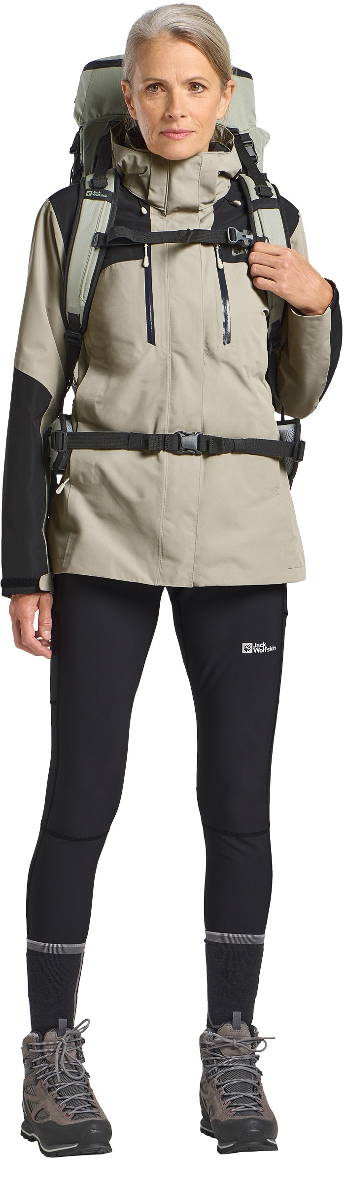 Jack Wolfskin Outdoorjacke »JASPER 2L JKT W« mit Kapuze