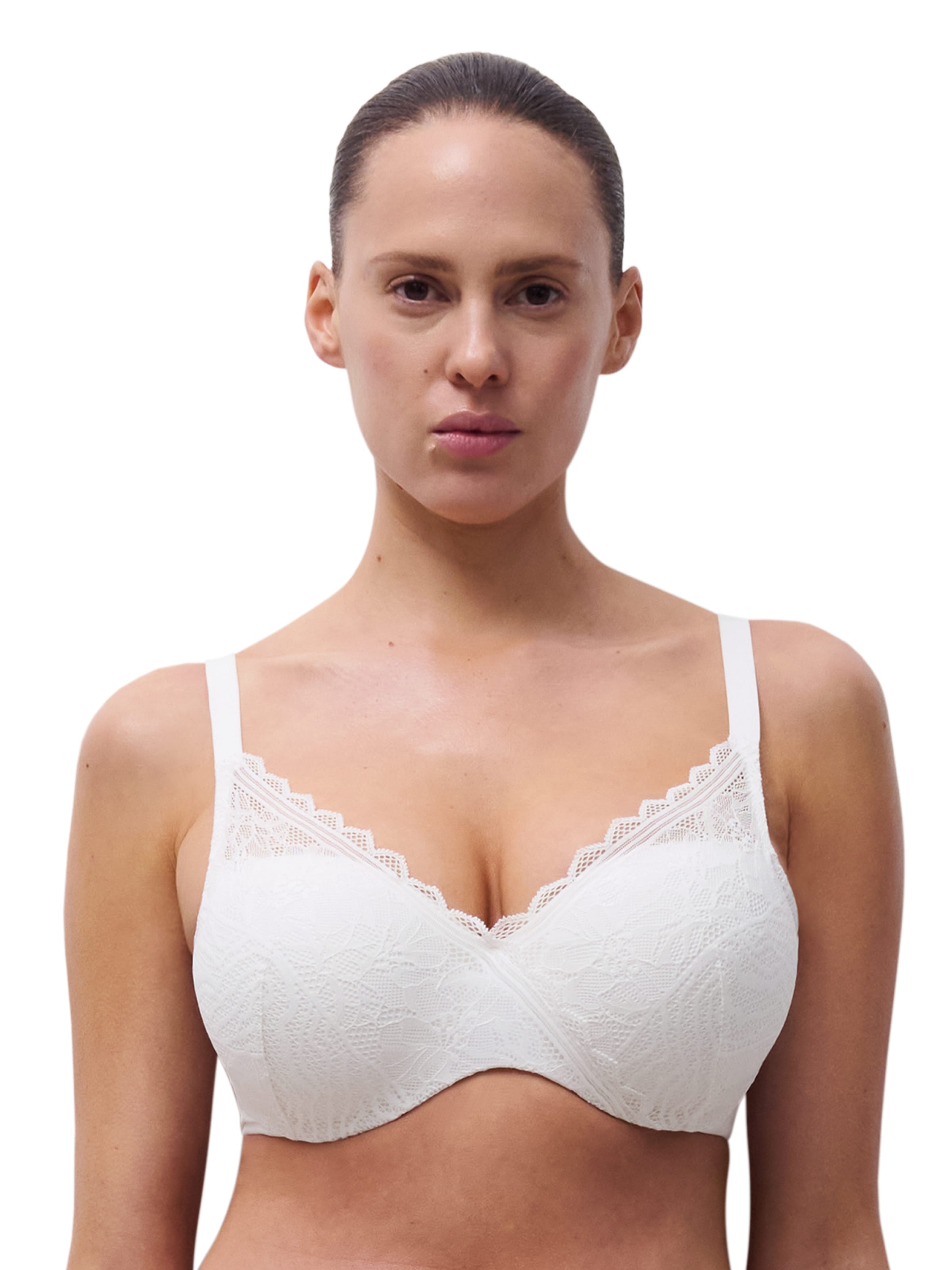 Image of Chantelle T-Shirt-BH "FLORAL TOUCH" Spitze, blickdichtes Gewebe