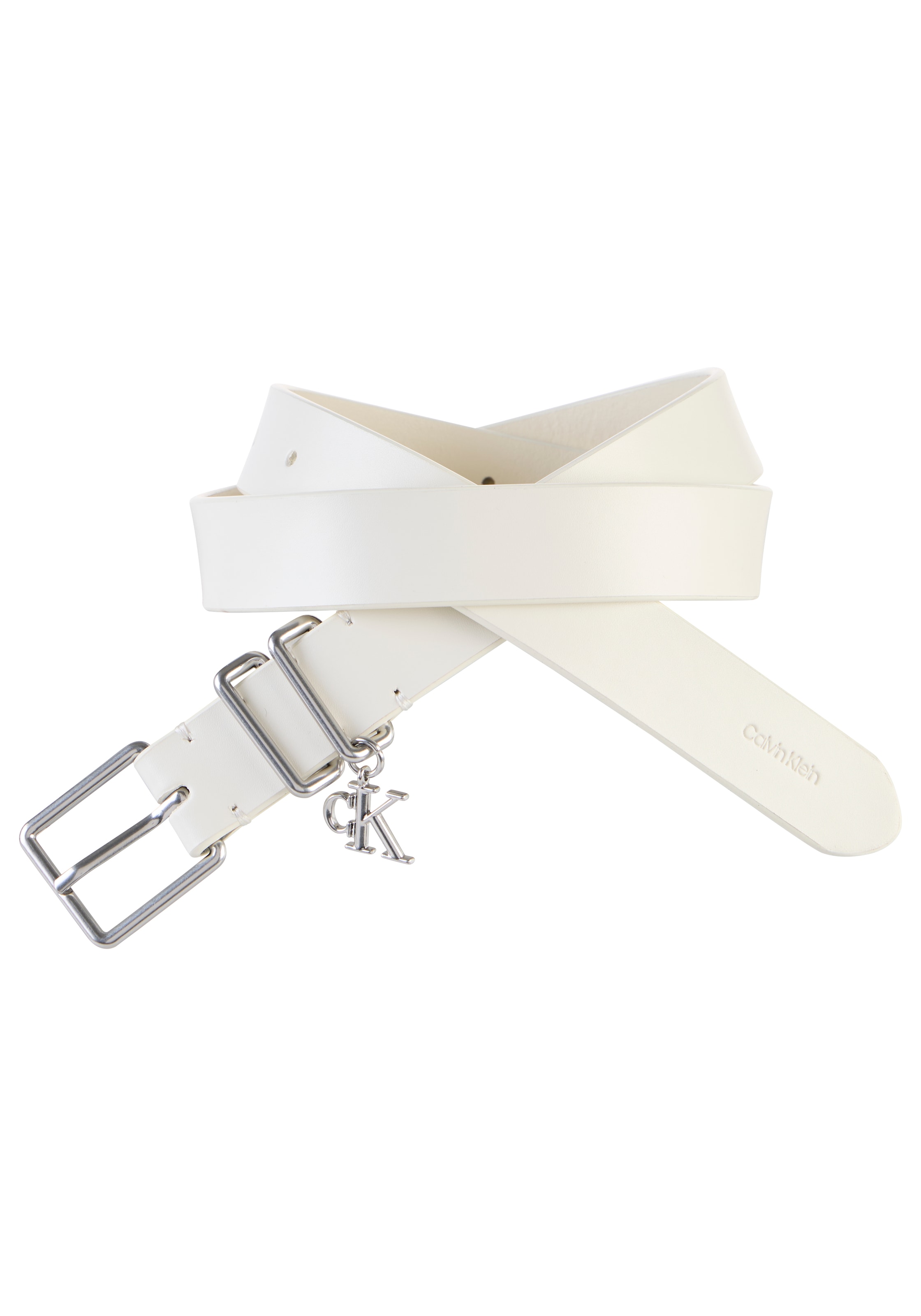 Image of Calvin Klein Ledergürtel "MONOGRAM CHARM KEEPER BELT 25MM" Regular fit mit Anhänger
