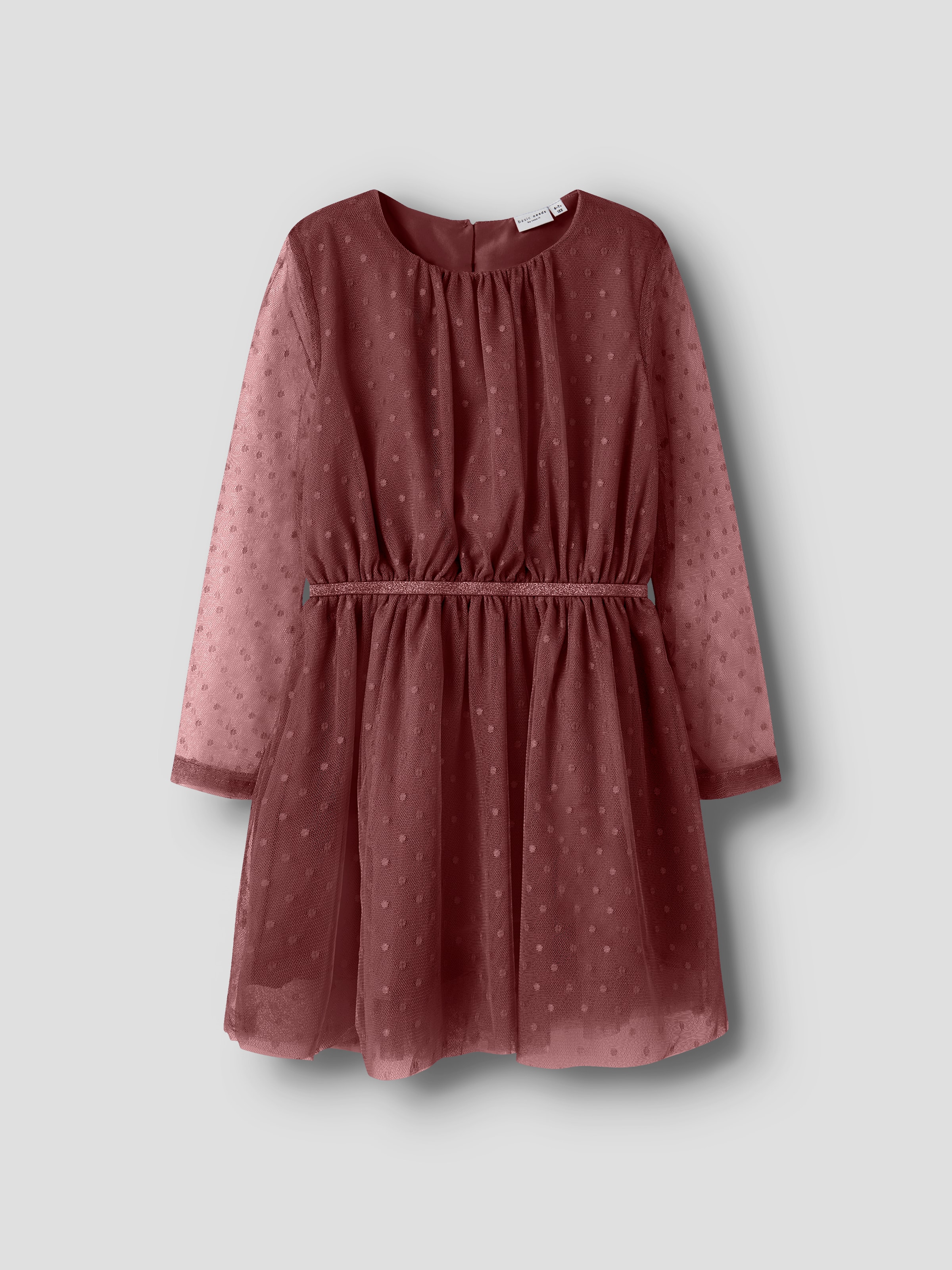 Name It Mini-robe »NKFVABOS LS DRESS NOOS« Taille élastique, effet pailleté