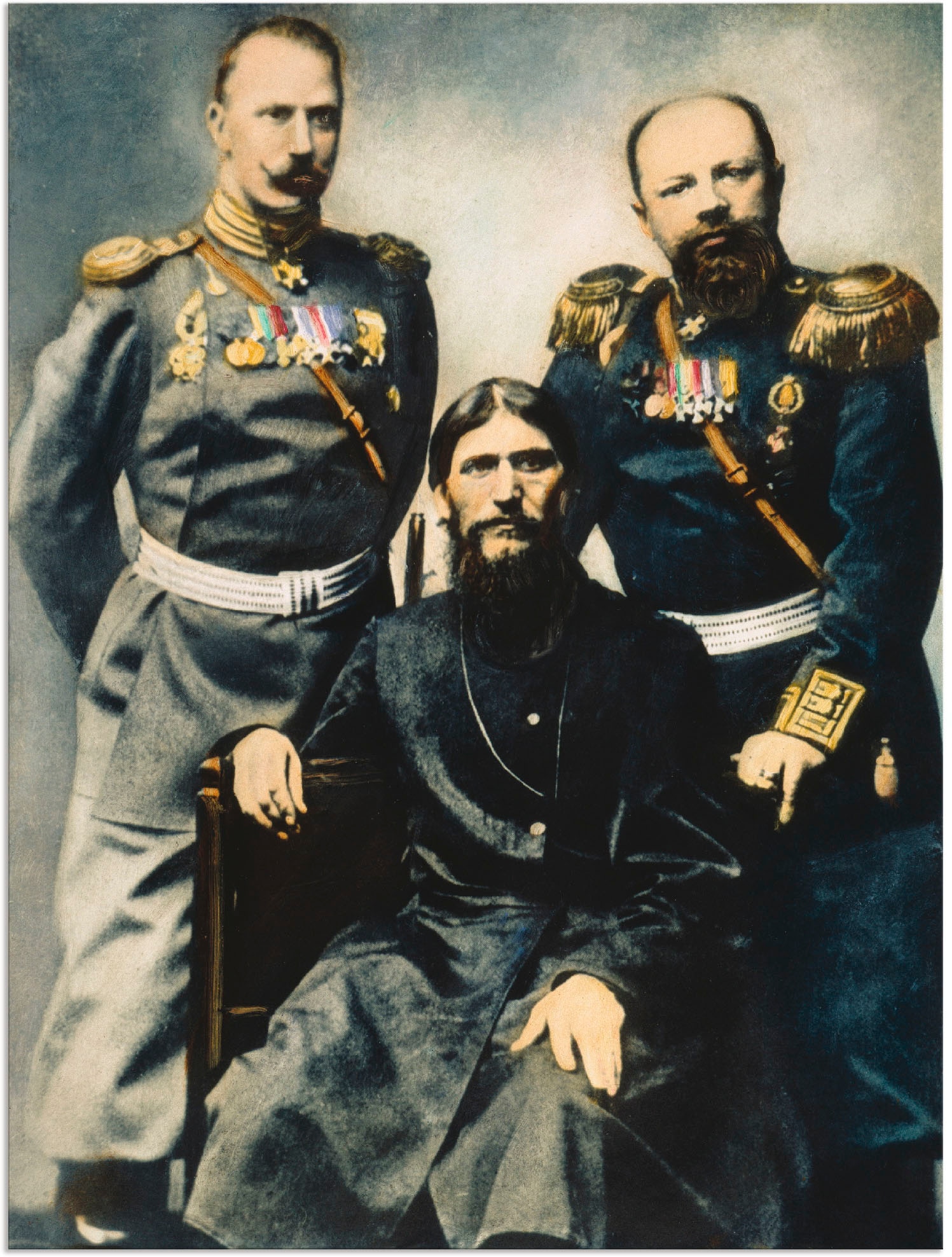 Image of Artland Alu-Dibond-Druck "Rasputin, Russischer Mönch" Menschen 1 Stk. tlg. für Innen- und Aussenbereich geeignet, Outdoorbild