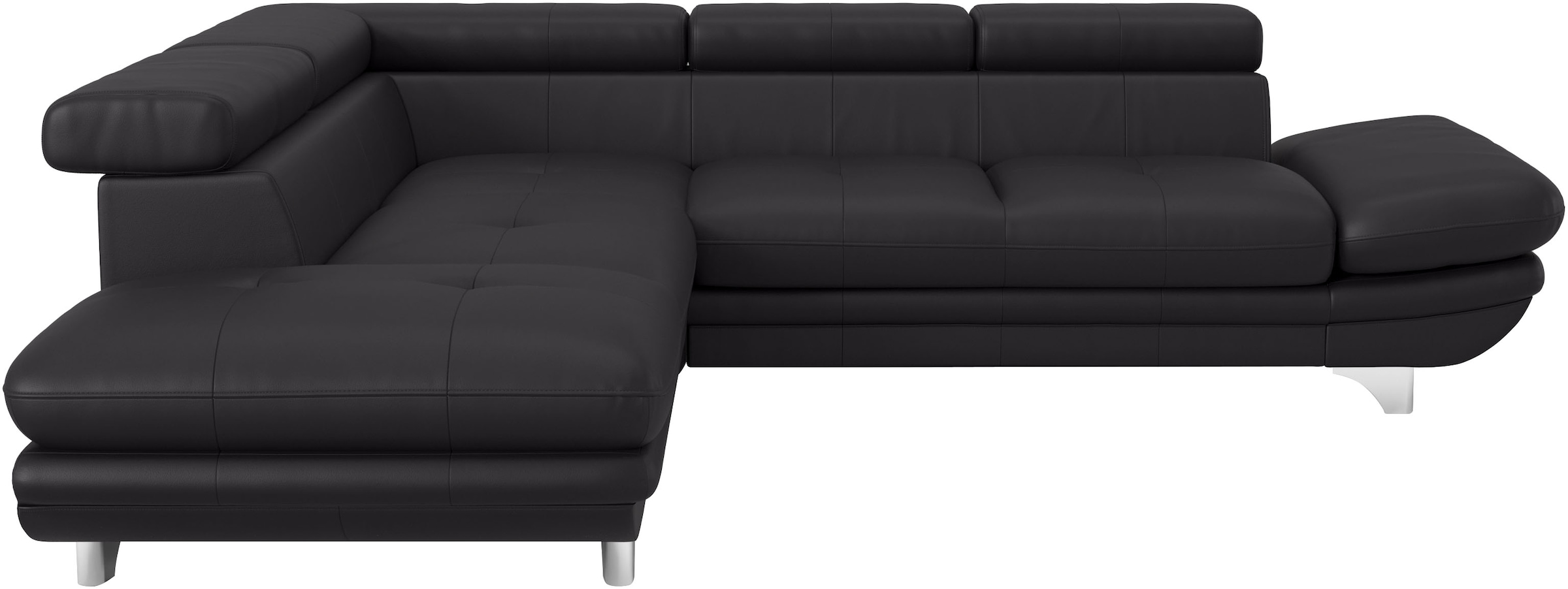 COTTA Canapé d'angle »Enterprise L-Form, B: 277 cm« réglage des accoudoirs et de la tête, fonction couchage optionnelle