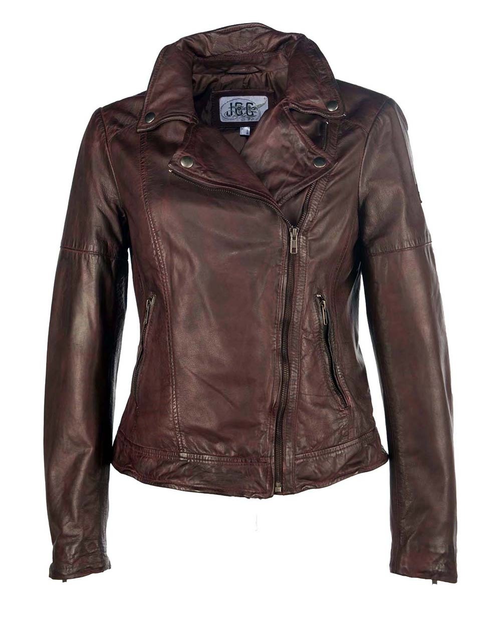 Lederjacke im Biker Stil »447«