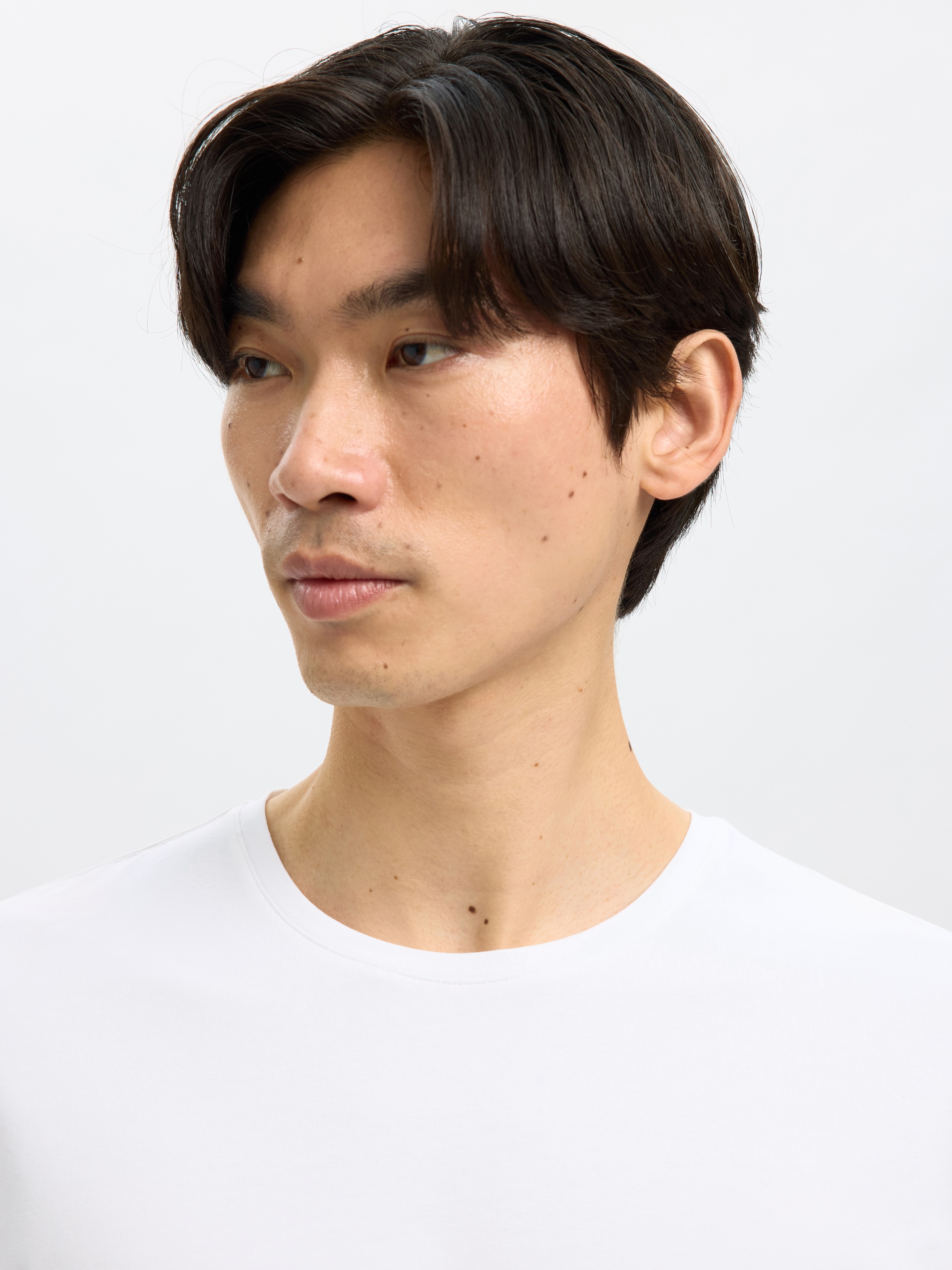 SELECTED T-Shirt »SLHROLAND SS O-NECK TEE 3-PACK NOOS«