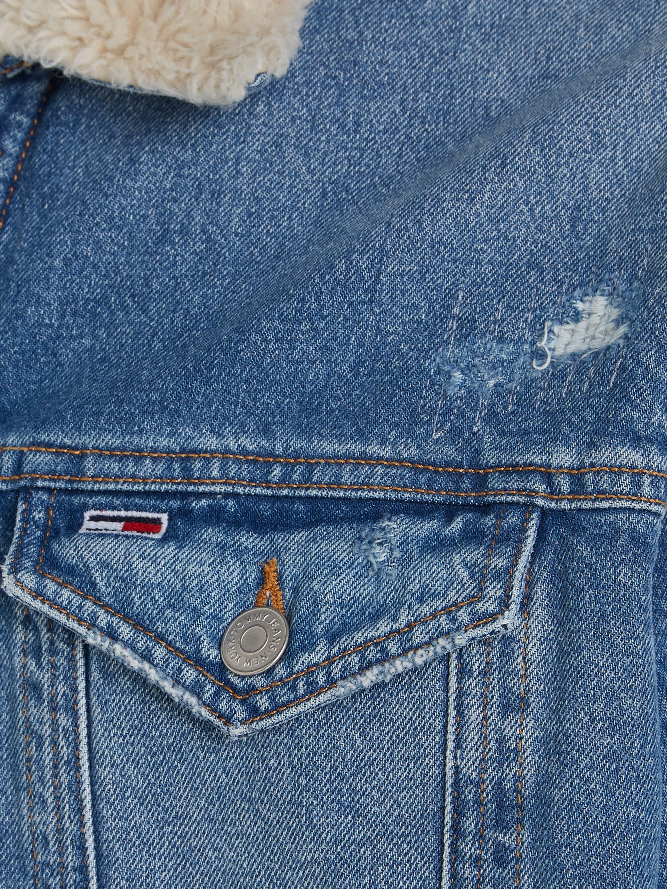 Tommy Jeans Jeansweste »TEDDY TRUCKER JACKET DG2038«