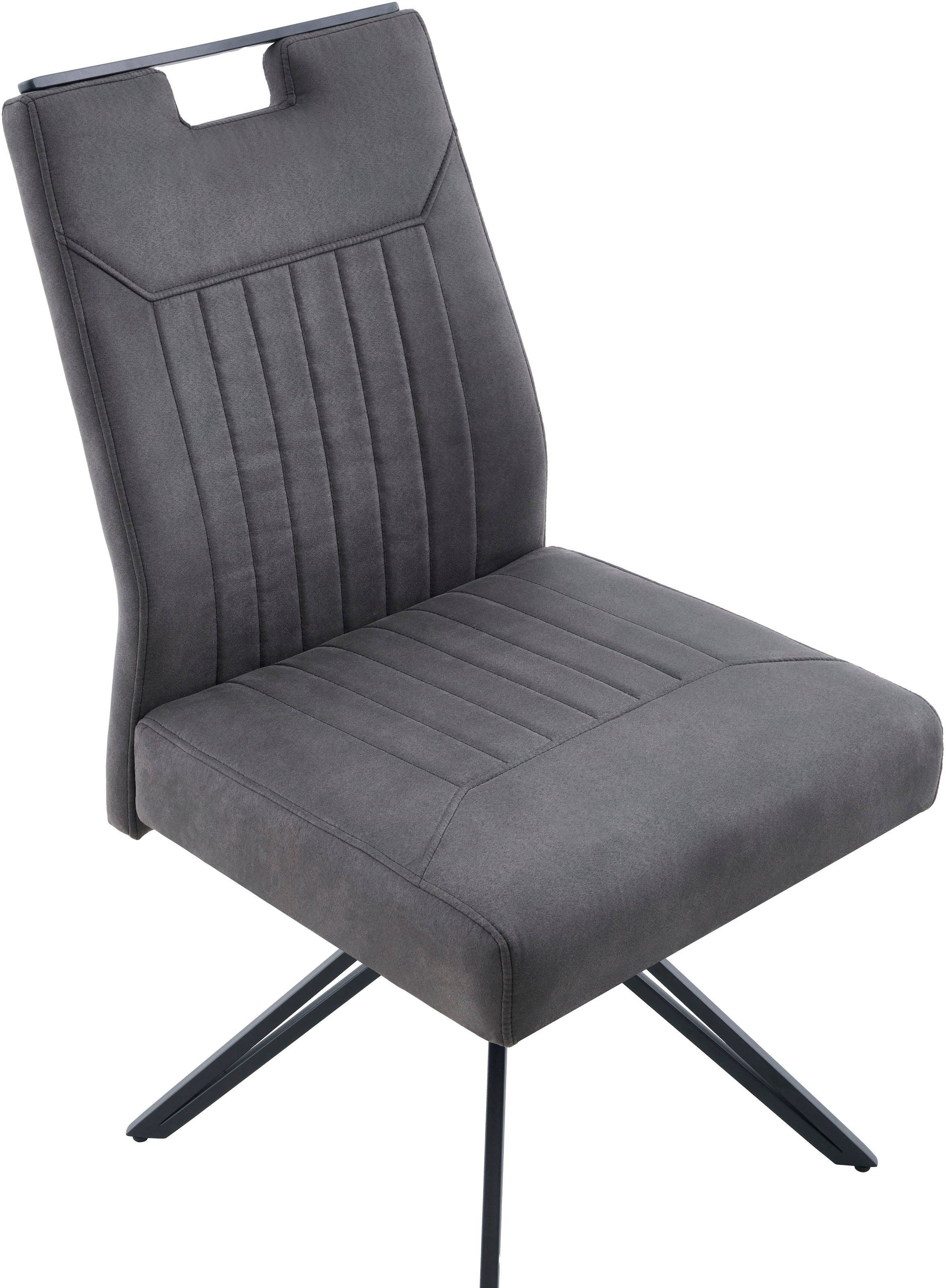 HELA Chaise à 4 pieds »MAGGY« () 1 cuisXXL Sitzbreite, 360° drehbar, V-Fuss, Federkorb, 200kg belastbar
