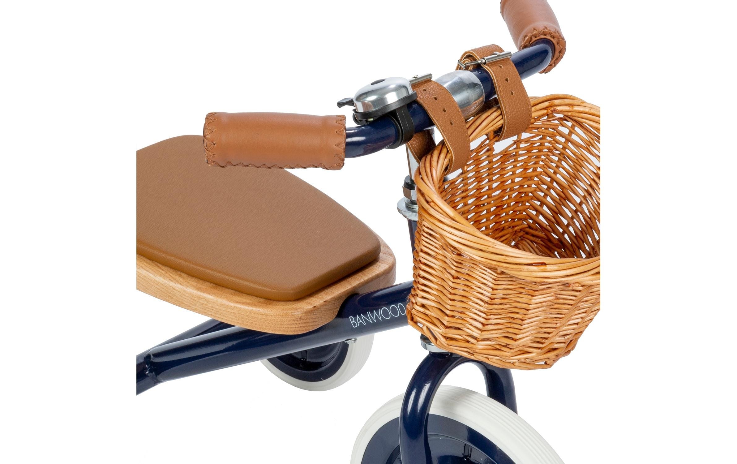   Dreirad »Banwood Trike« Retro-Dreirad mit Korb und Schiebestange