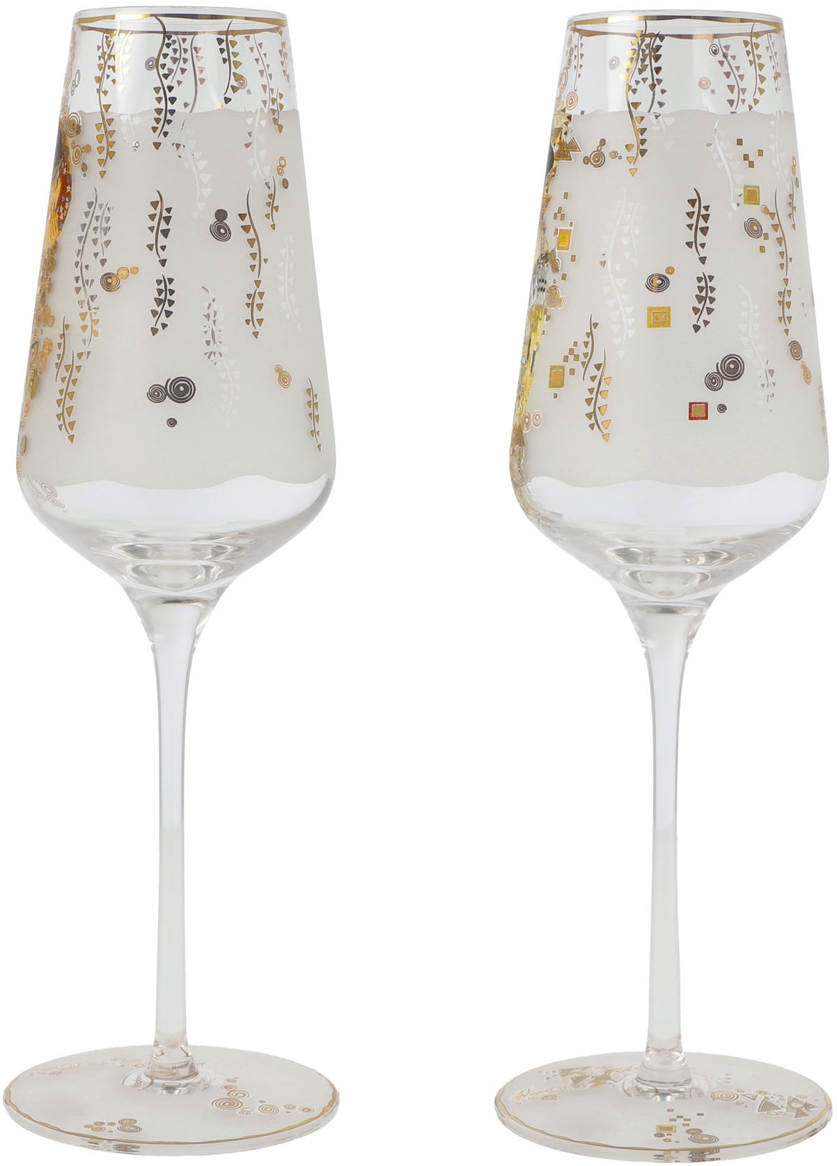 Goebel Flûte à champagne »Sektglas Gustav Klimt - Adele & der Kuss«