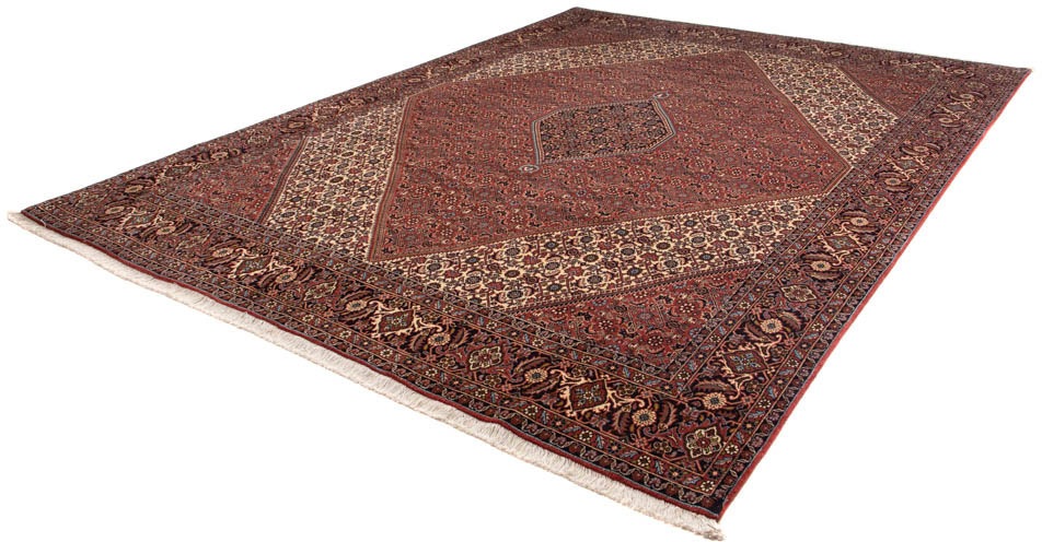 Image of morgenland Orientteppich »Perser - Bidjar - 342 x 250 cm - braun«, rechteckig, 15 mm Höhe, Wohnzimmer, Handgeknüpft, Einzelstück mit Zertifikat bei Ackermann Versand Schweiz
