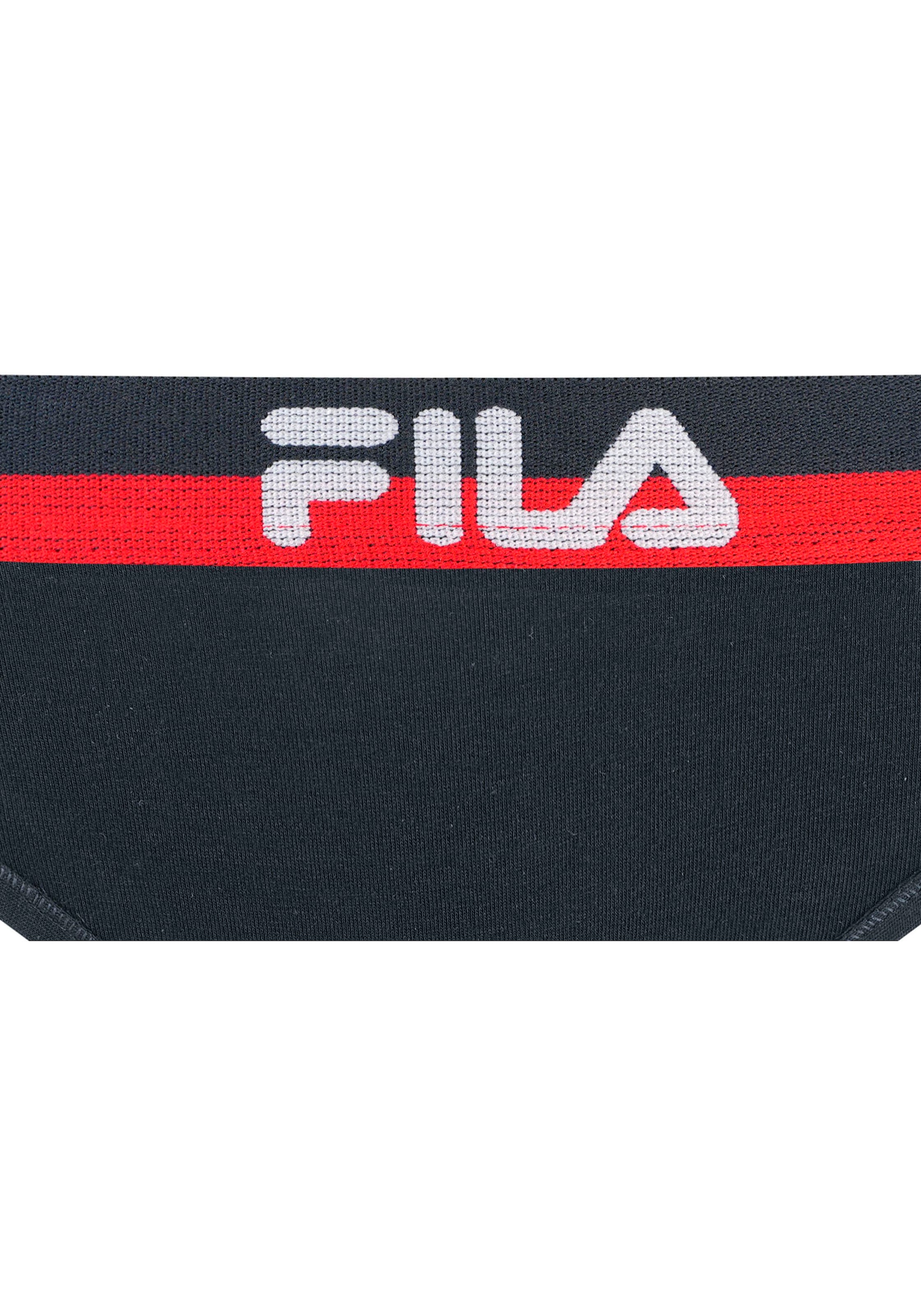 Fila Slip, (Packung, 3 St.), mit elastischem Logobund, Woman Culotte