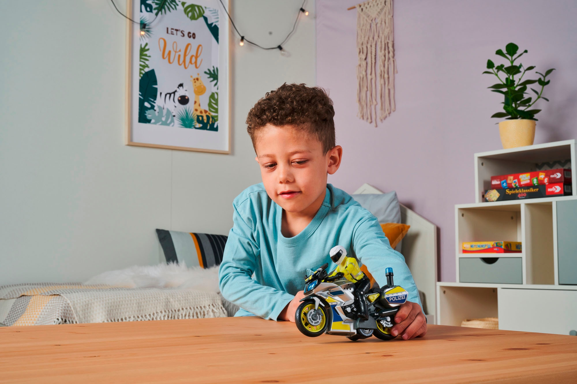 Dickie Toys Moto jouet »Police Bike« mit Licht und Sound