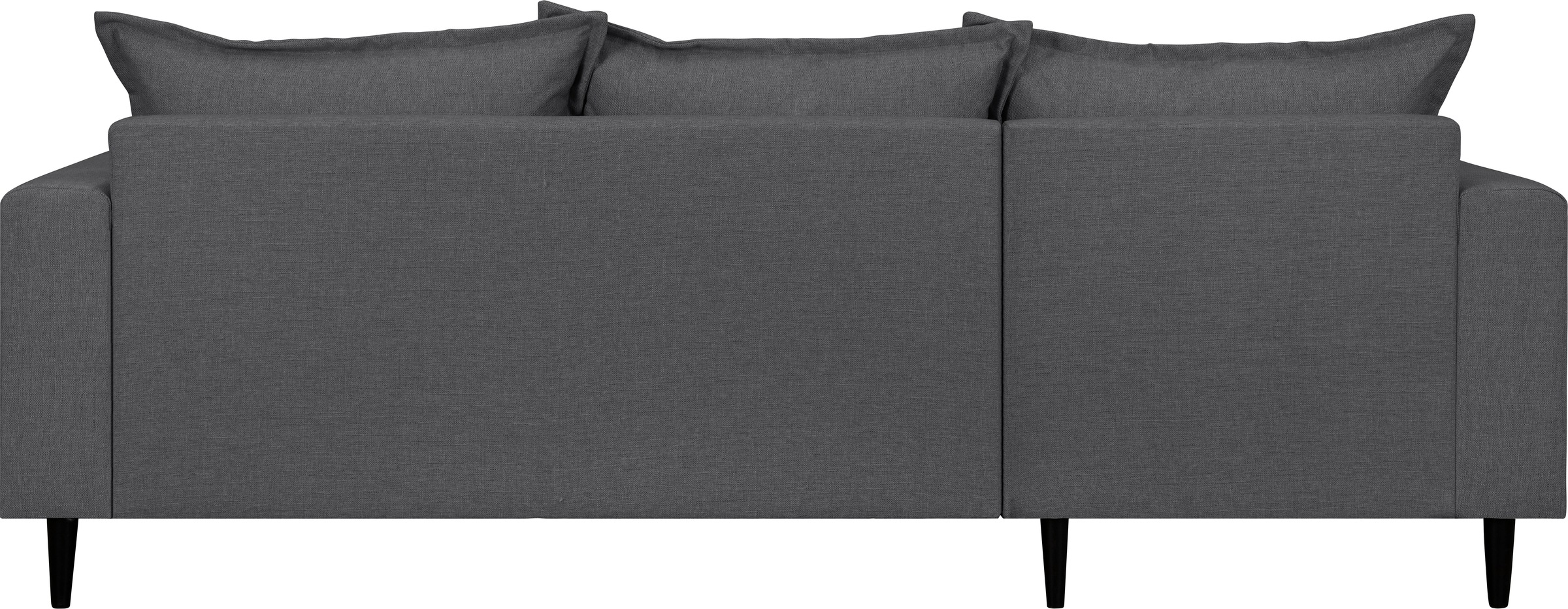 Home affaire Ecksofa »VEYRAS L-Form, hoher Sitzkomfort, Masse B/T/H: 230/150/76 cm«, mit Wellenunterfederung, incl. Rückenkissen und Zierkissen